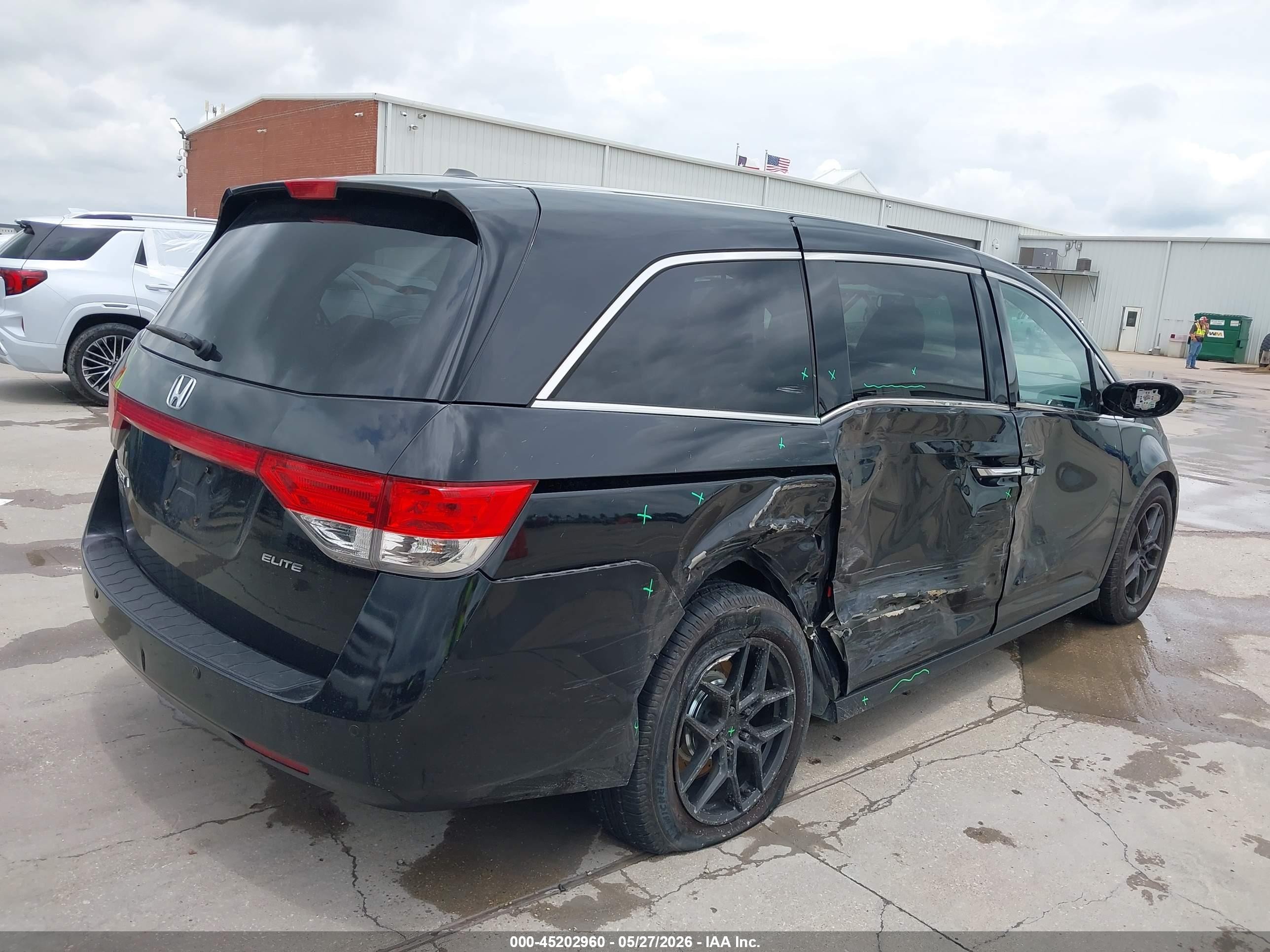 2016 Honda Odyssey Touring/touring Elite Black vin: 5FNRL5H91GB003662