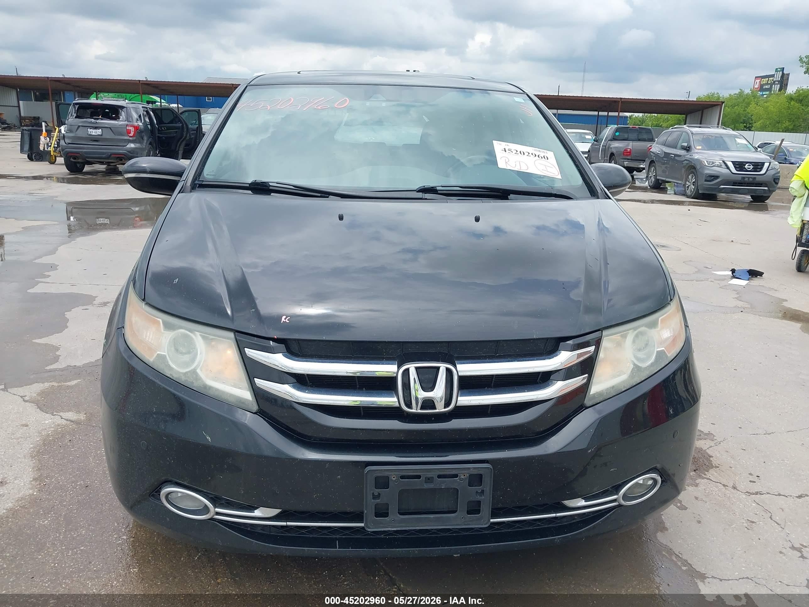 2016 Honda Odyssey Touring/touring Elite Black vin: 5FNRL5H91GB003662