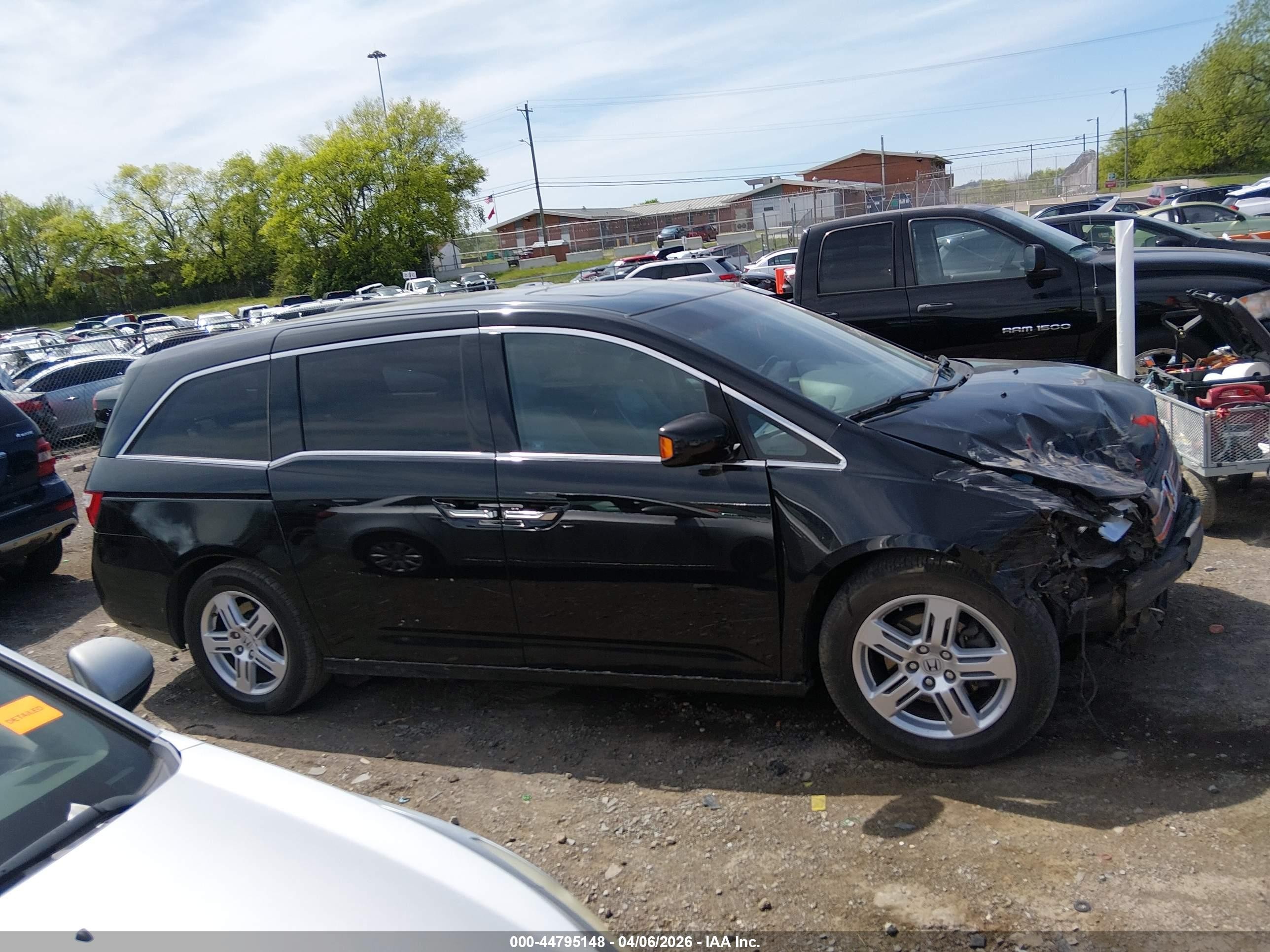 2012 Honda Odyssey Touring/touring Elite Black vin: 5FNRL5H92CB085606