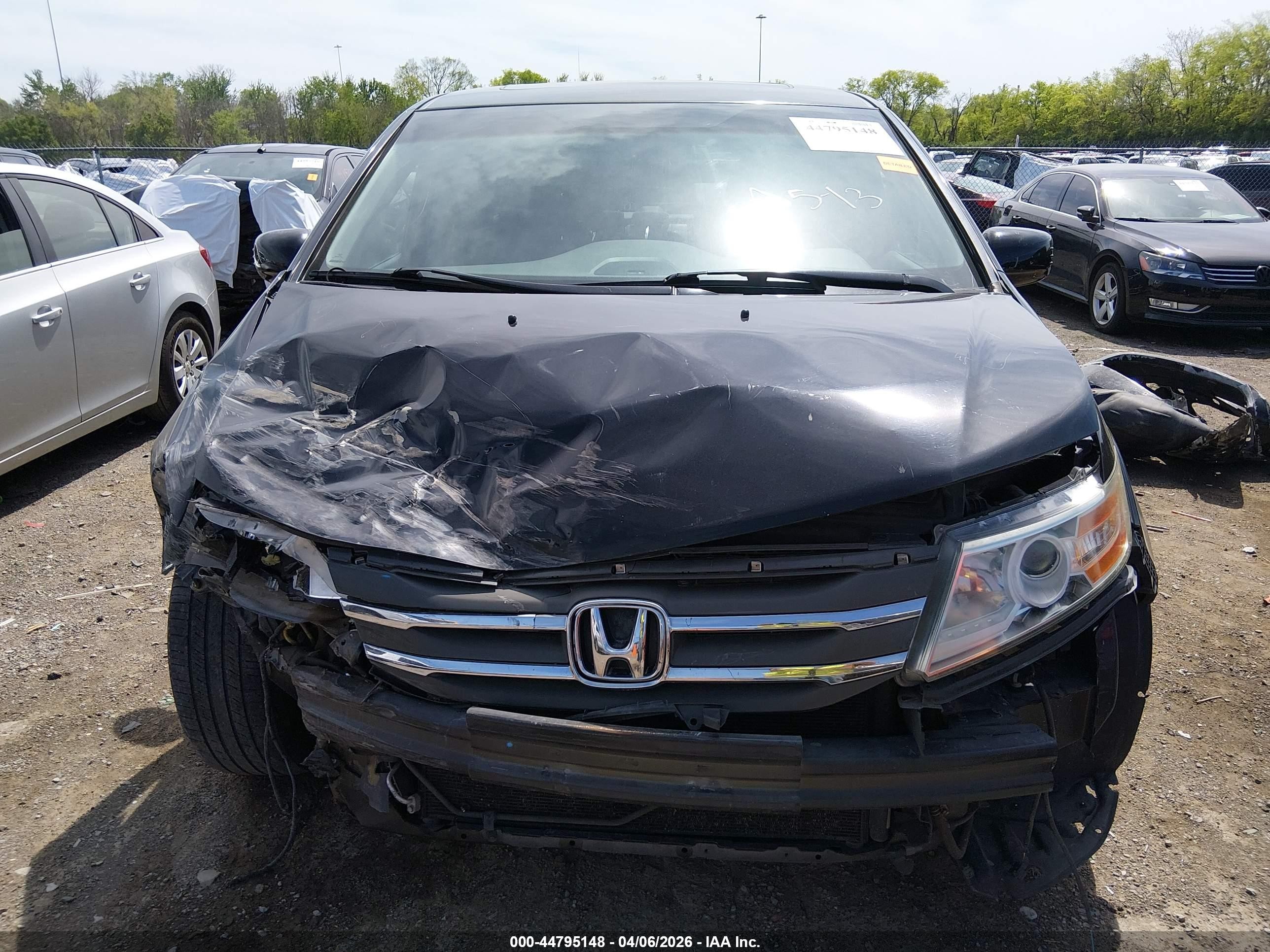 2012 Honda Odyssey Touring/touring Elite Black vin: 5FNRL5H92CB085606