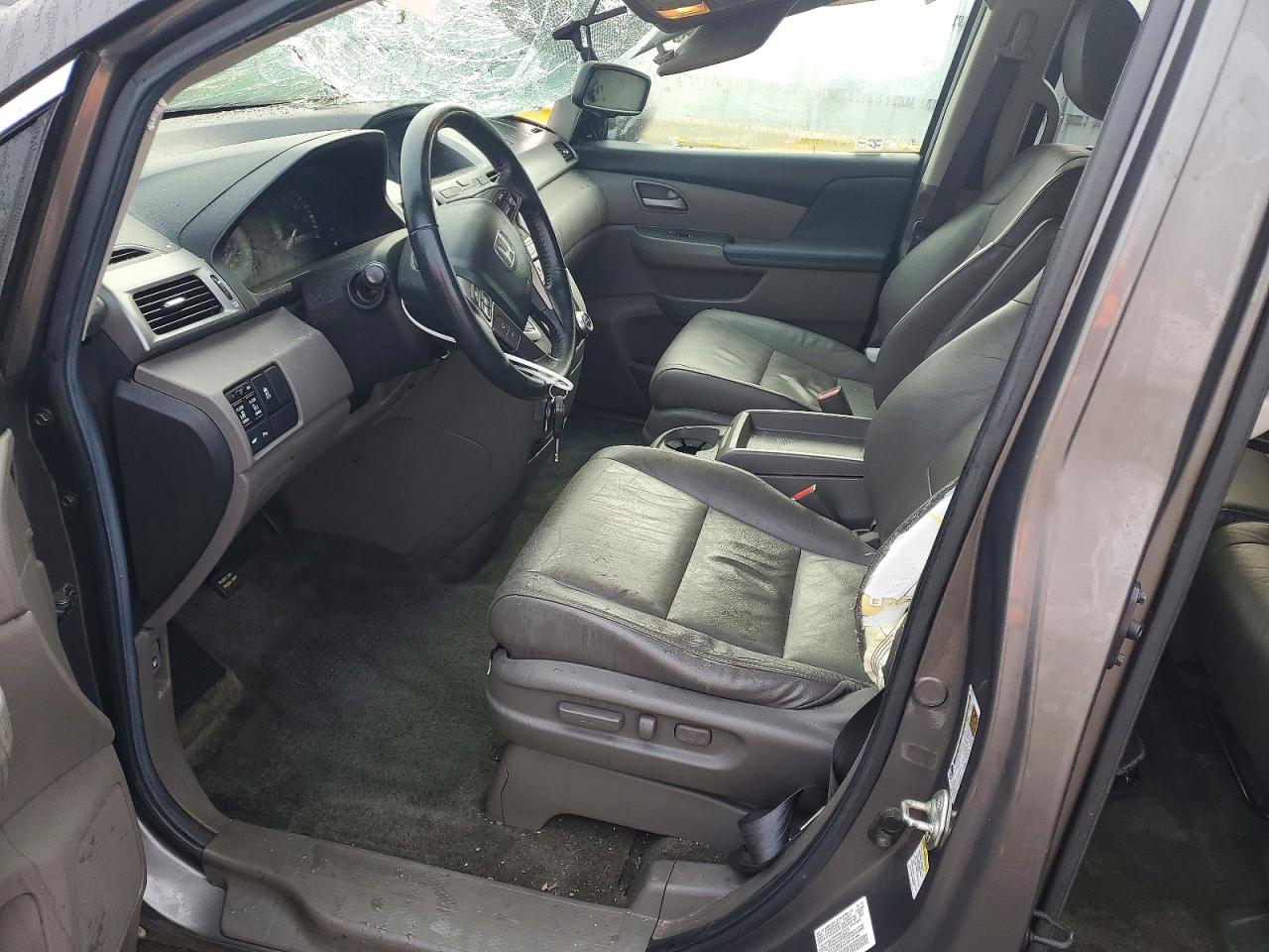 2012 Honda Odyssey Touring Gray vin: 5FNRL5H92CB126140