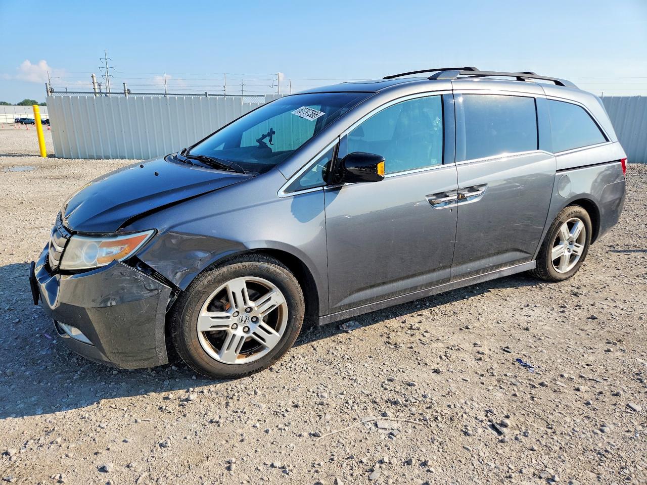 2012 Honda Odyssey Touring Gray vin: 5FNRL5H92CB145951