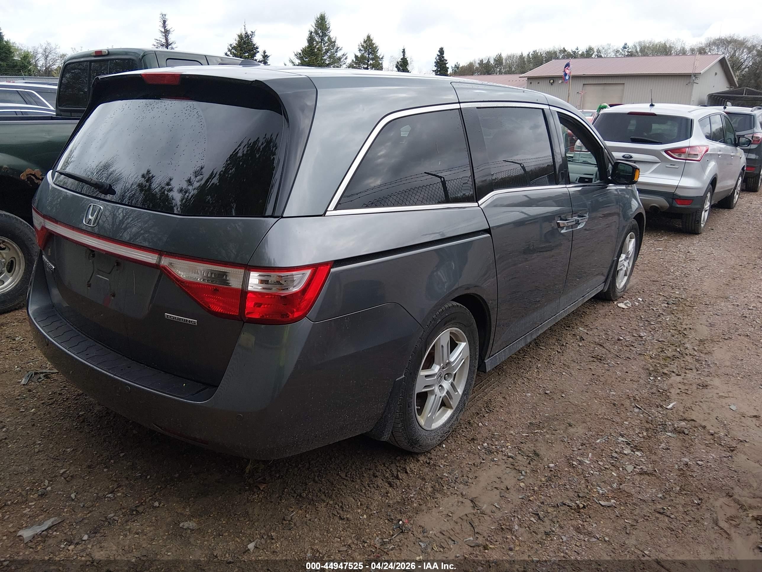 2013 Honda Odyssey Touring/touring Elite Silver vin: 5FNRL5H92DB033944