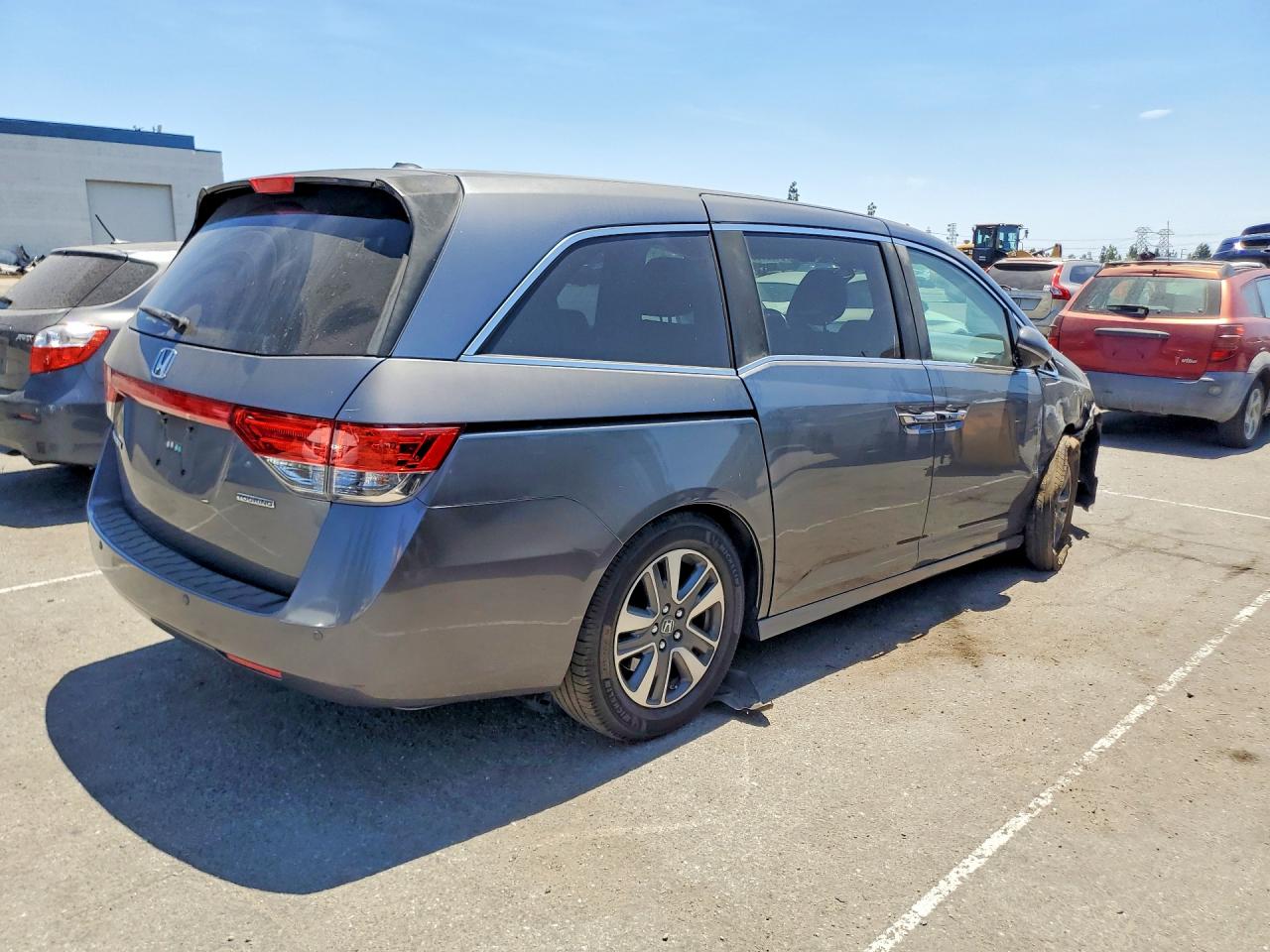 2014 Honda Odyssey Touring Charcoal vin: 5FNRL5H92EB051071
