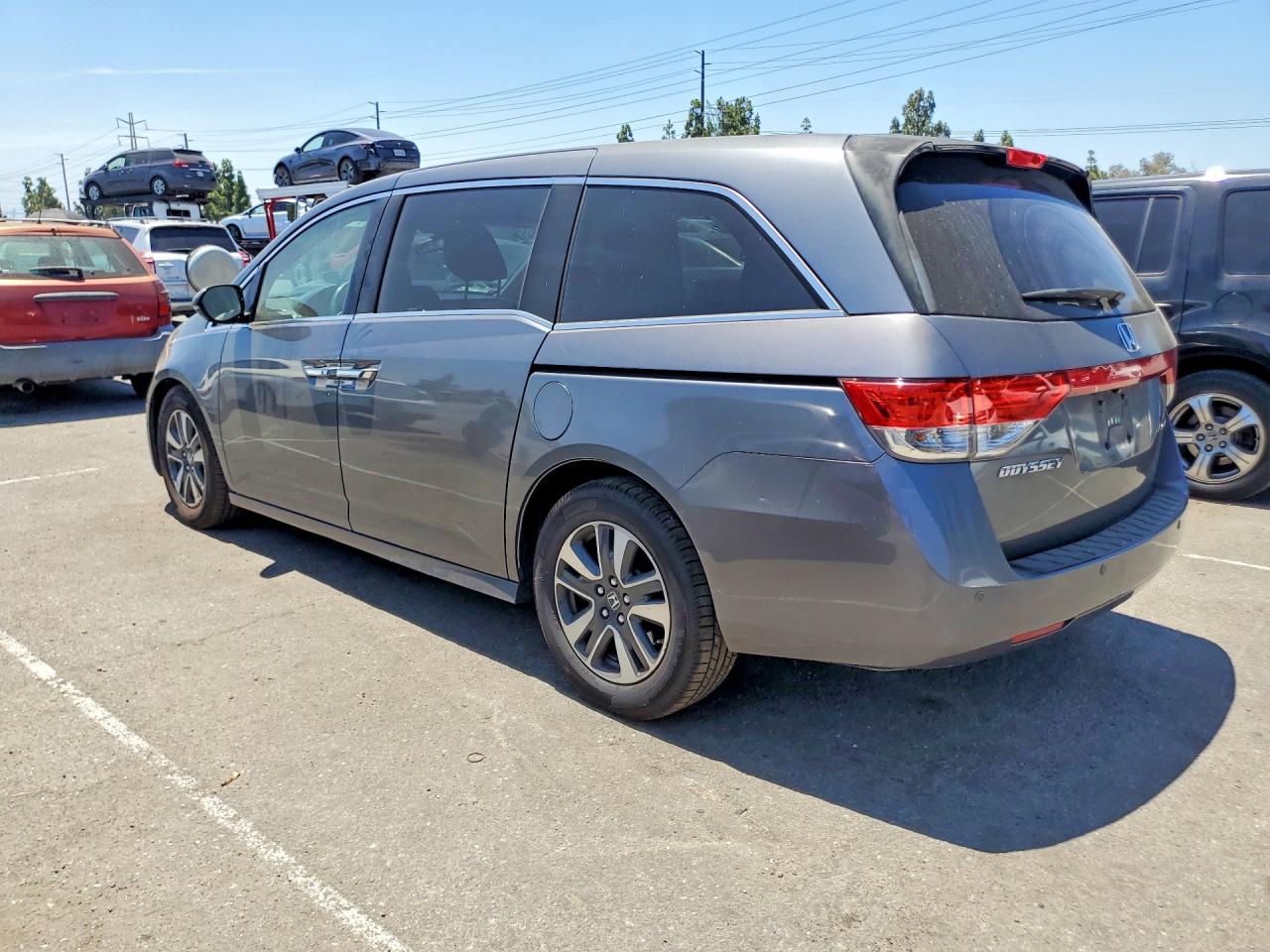 2014 Honda Odyssey Touring Charcoal vin: 5FNRL5H92EB051071