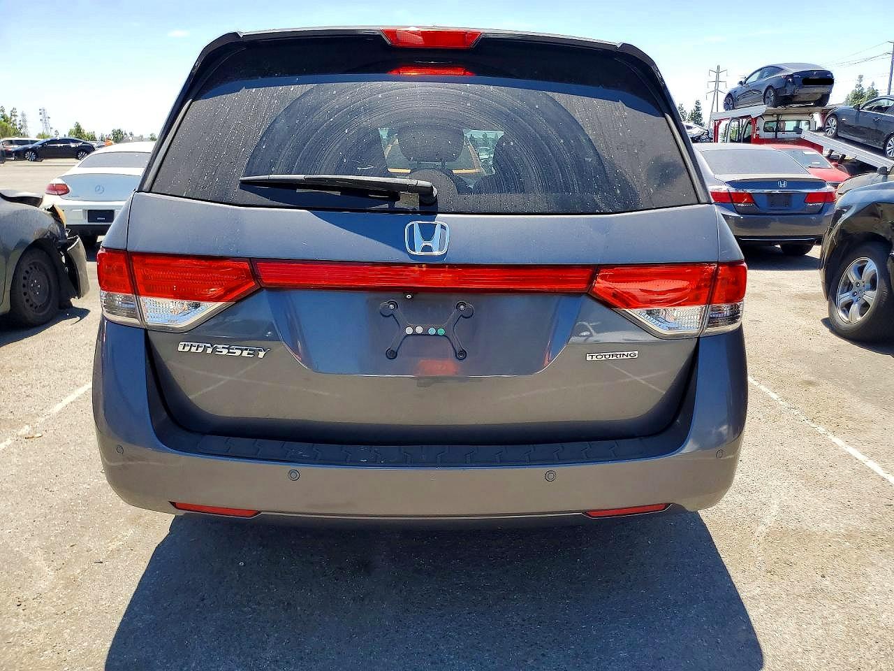 2014 Honda Odyssey Touring Charcoal vin: 5FNRL5H92EB051071