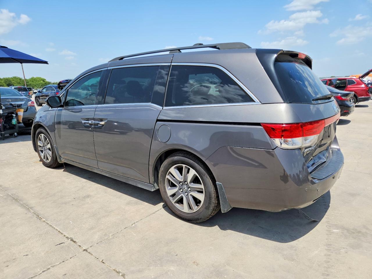 2014 Honda Odyssey Touring Gray vin: 5FNRL5H92EB109261