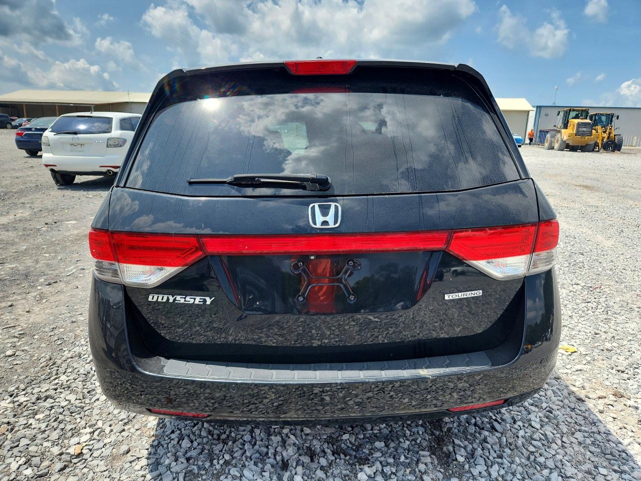 2015 Honda Odyssey Touring Black vin: 5FNRL5H92FB028228