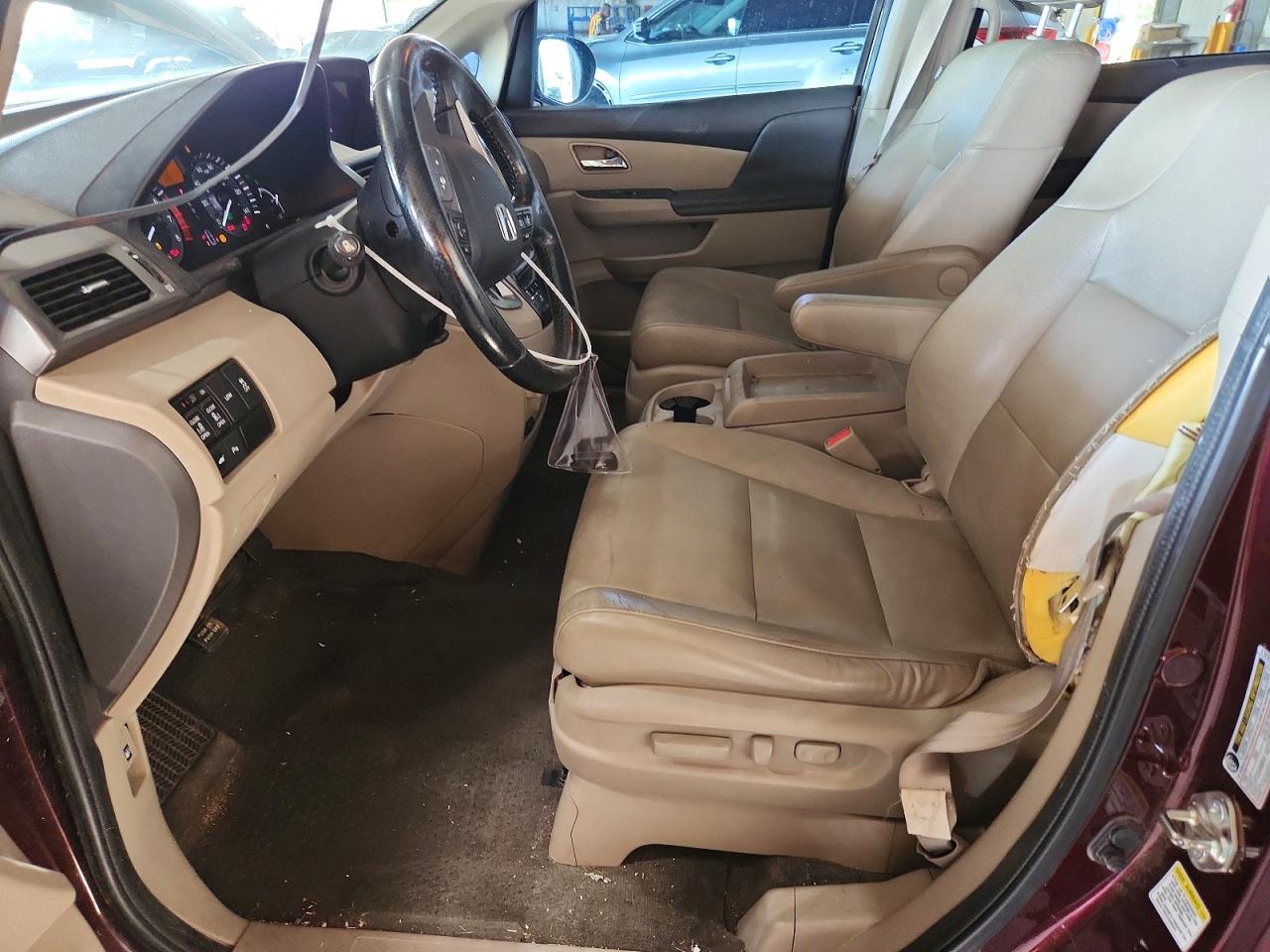 2015 Honda Odyssey Touring Purple vin: 5FNRL5H92FB050701