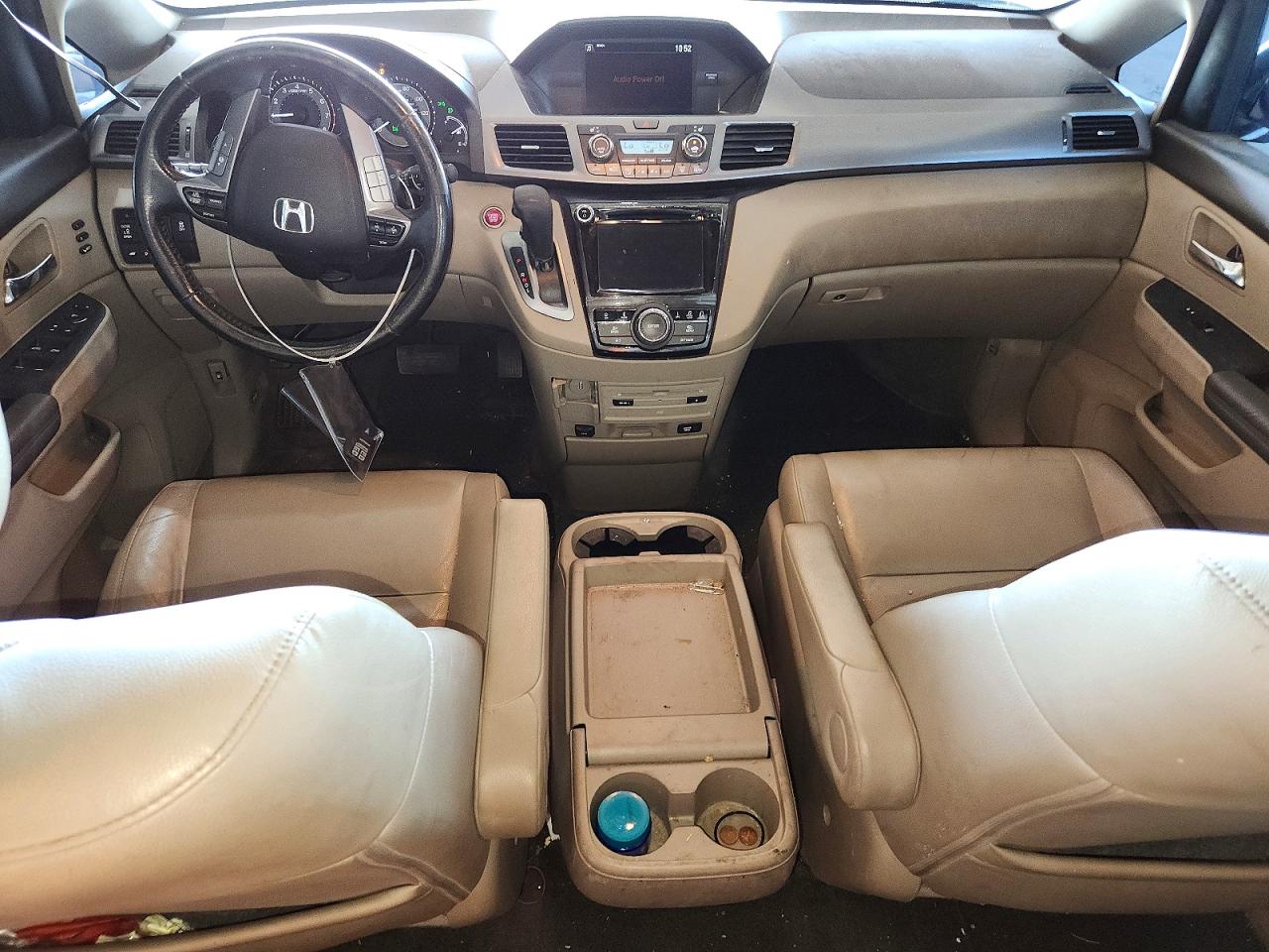 2015 Honda Odyssey Touring Purple vin: 5FNRL5H92FB050701