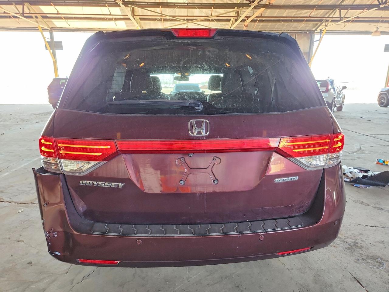2015 Honda Odyssey Touring Purple vin: 5FNRL5H92FB050701