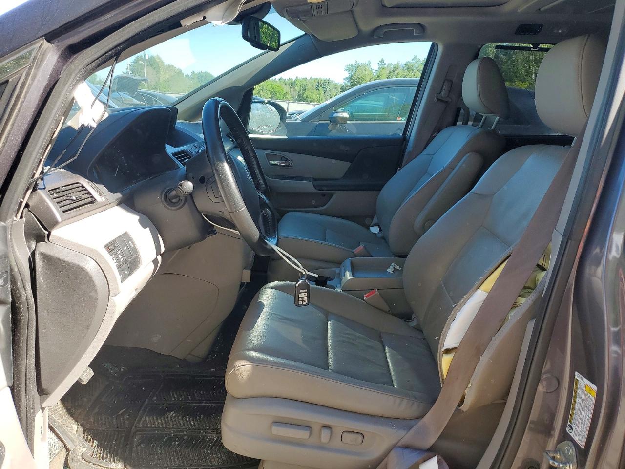 2015 Honda Odyssey Touring Gray vin: 5FNRL5H92FB510987
