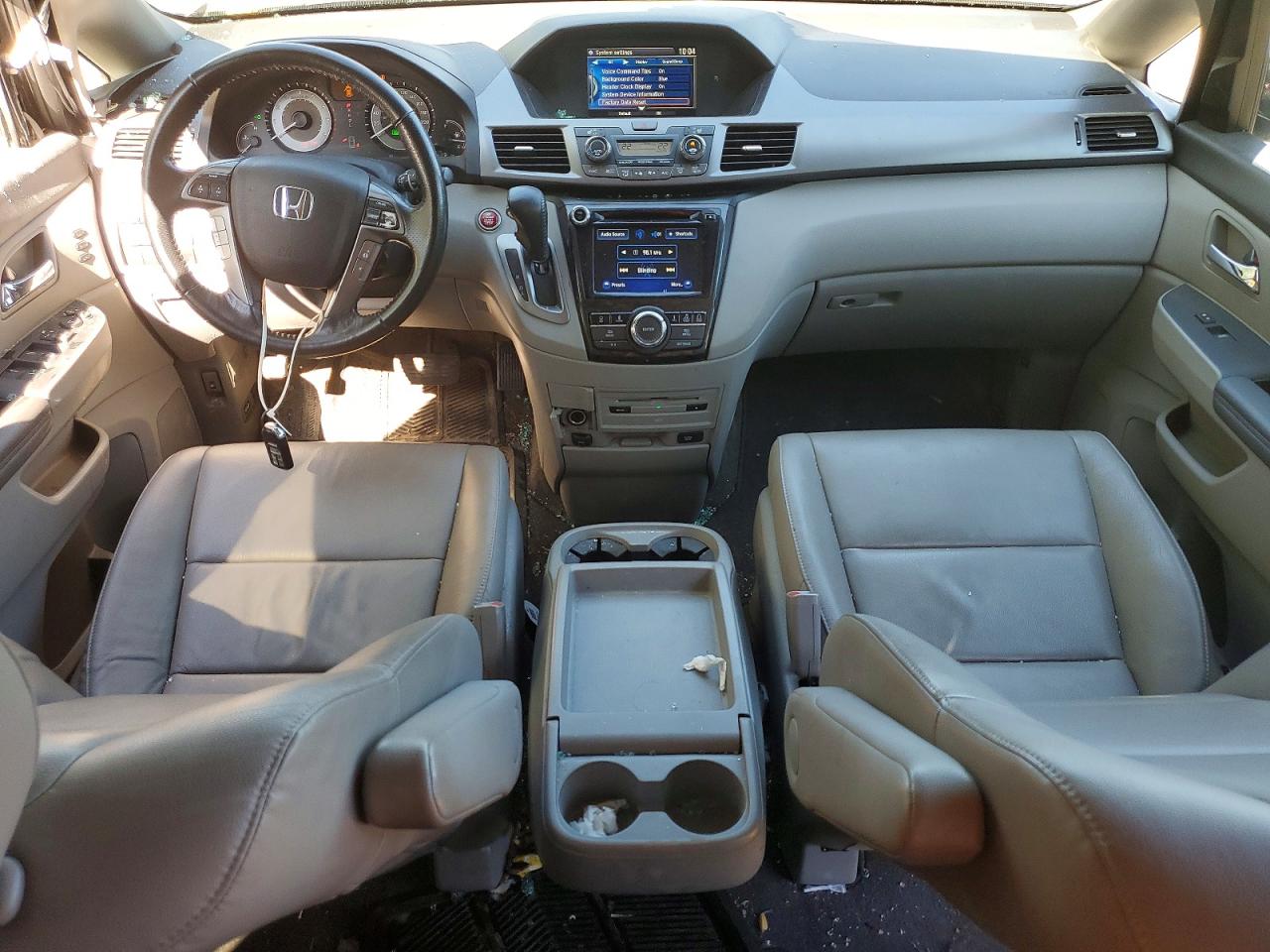 2015 Honda Odyssey Touring Gray vin: 5FNRL5H92FB510987