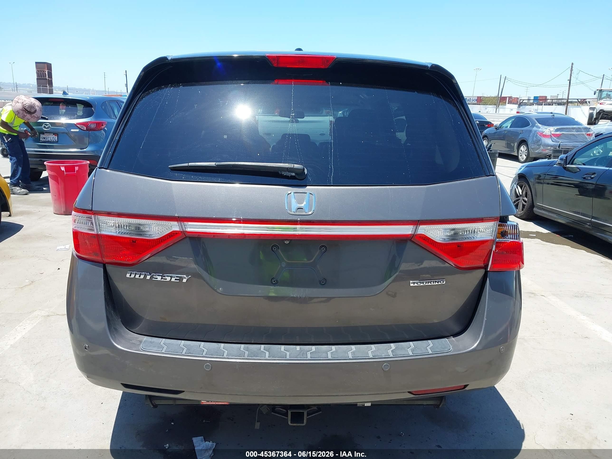 2011 Honda Odyssey Touring/touring Elite Gray vin: 5FNRL5H93BB006037