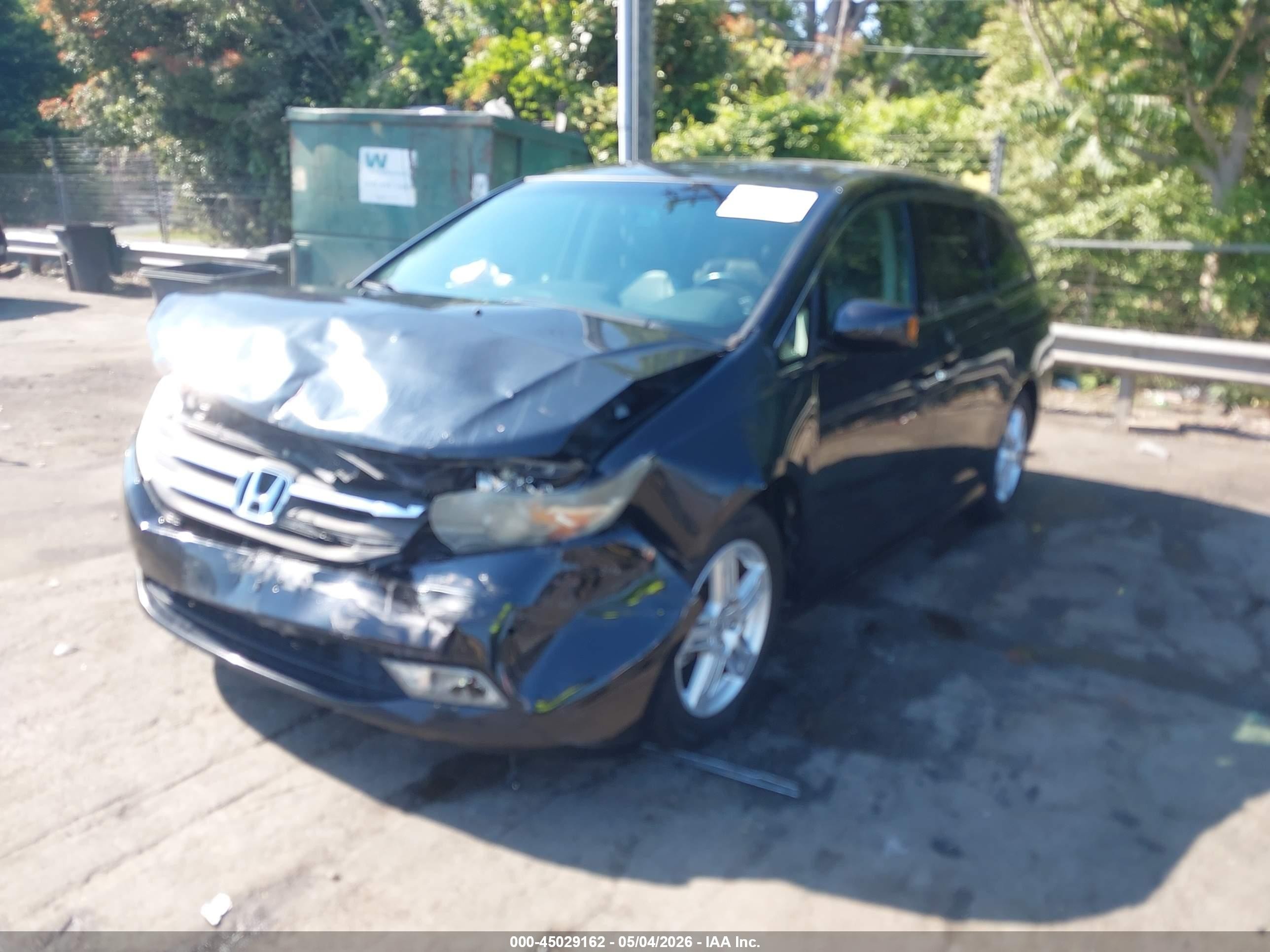 2011 Honda Odyssey Touring/touring Elite Black vin: 5FNRL5H93BB041855