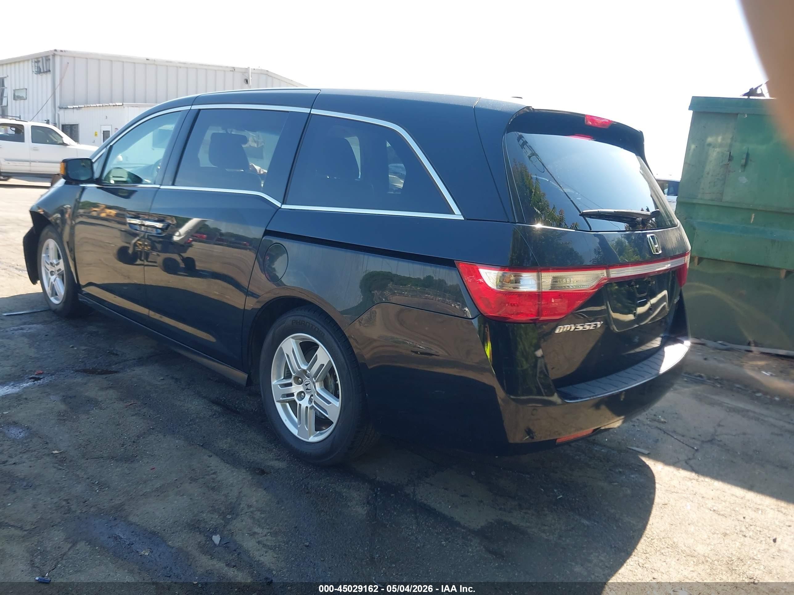 2011 Honda Odyssey Touring/touring Elite Black vin: 5FNRL5H93BB041855