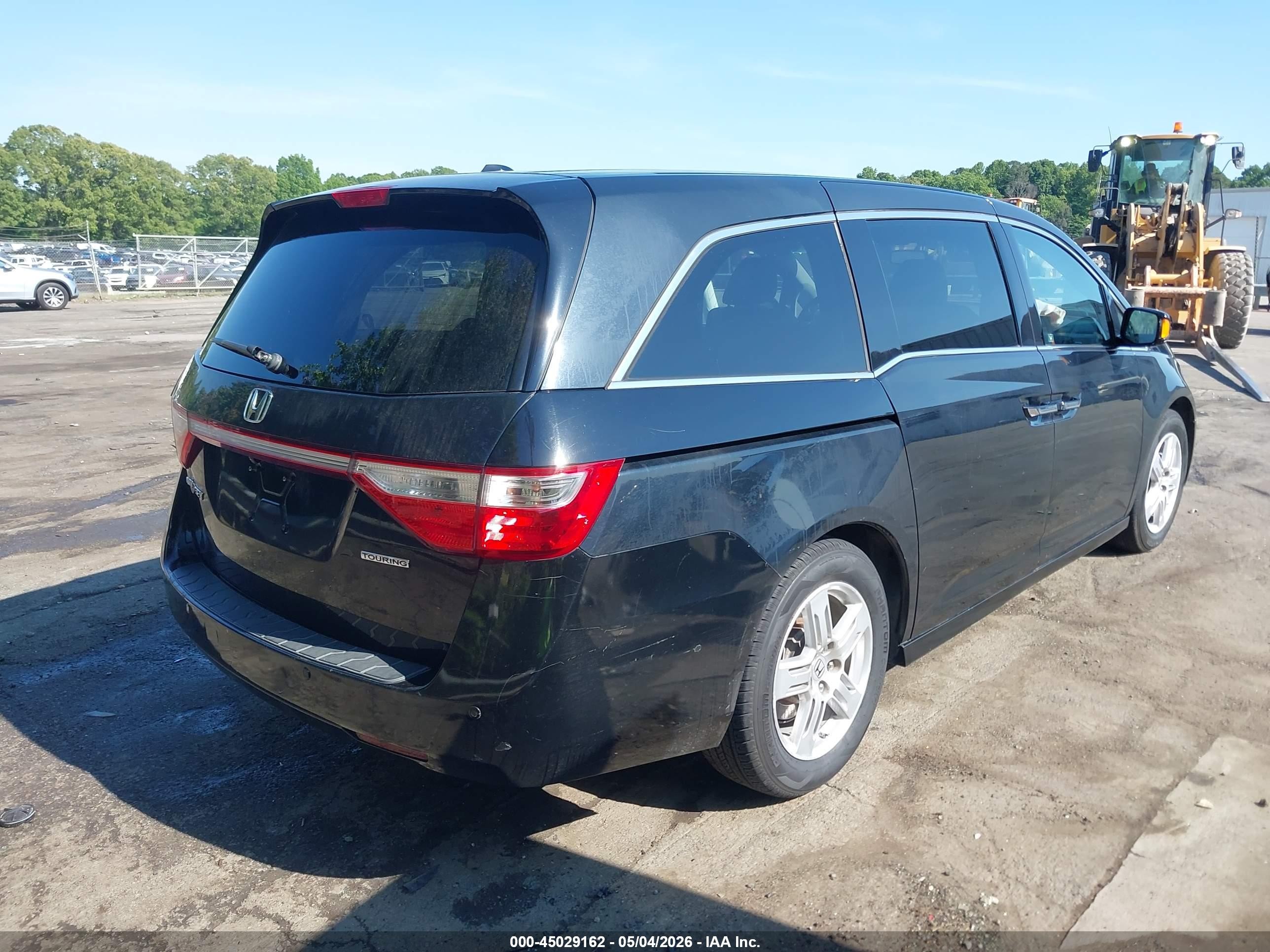 2011 Honda Odyssey Touring/touring Elite Black vin: 5FNRL5H93BB041855