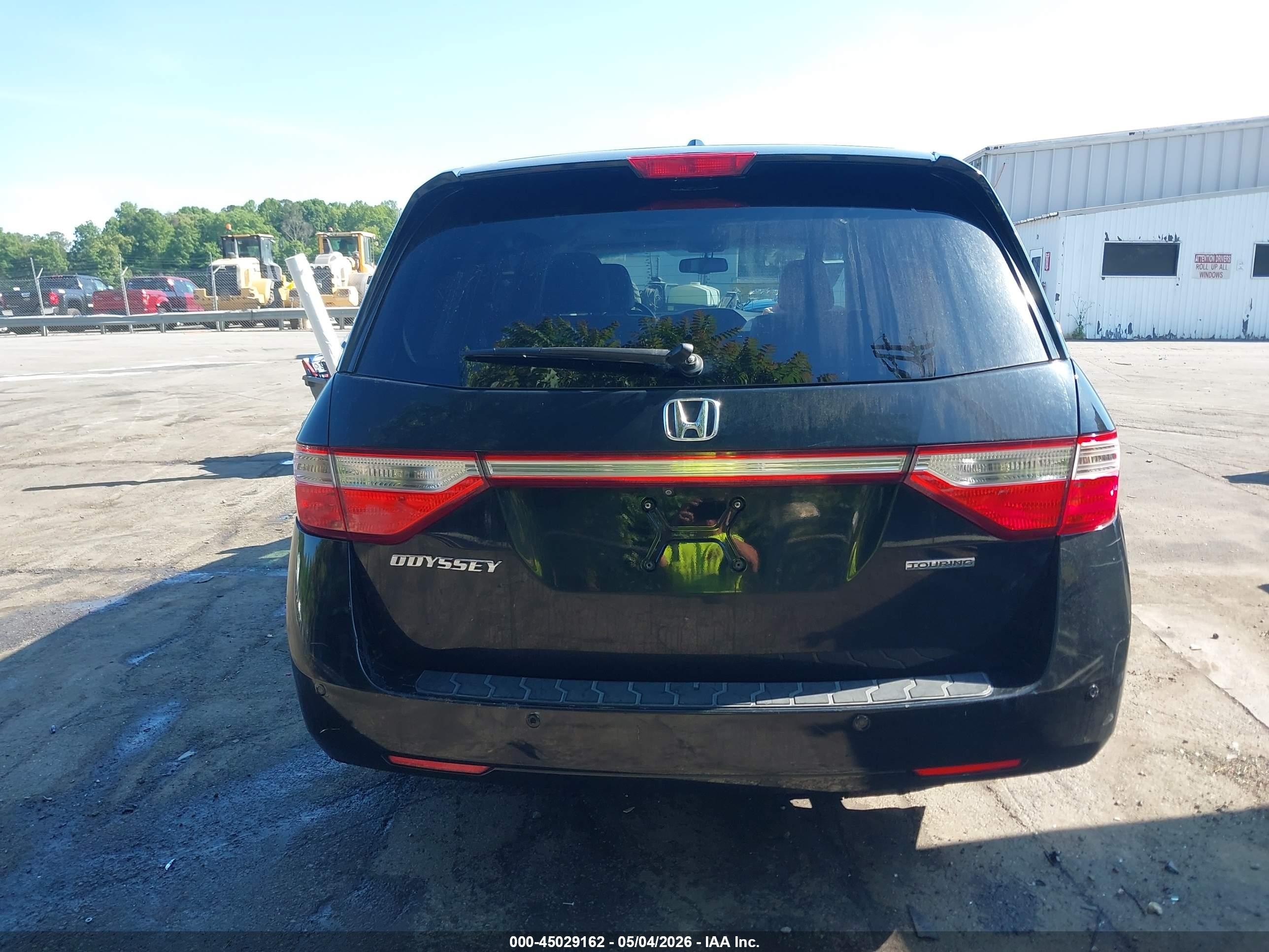 2011 Honda Odyssey Touring/touring Elite Black vin: 5FNRL5H93BB041855
