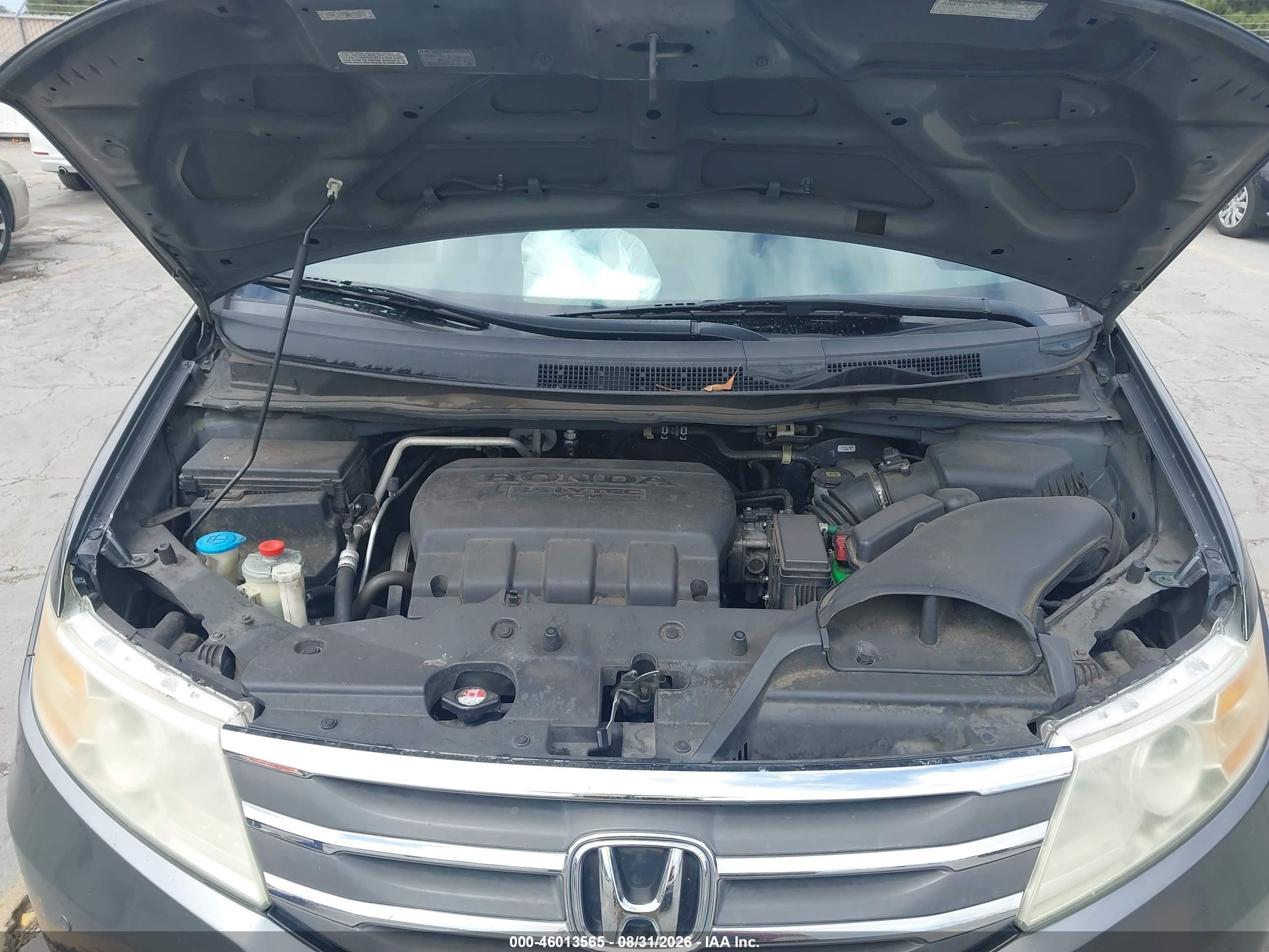 2011 Honda Odyssey Touring/touring Elite Gray vin: 5FNRL5H93BB055643