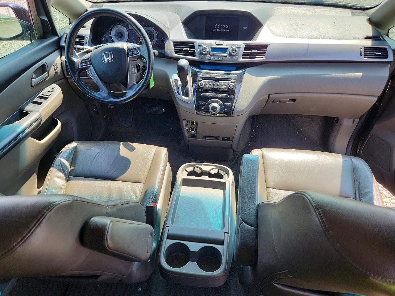 2011 Honda Odyssey Touring Gray vin: 5FNRL5H93BB064570