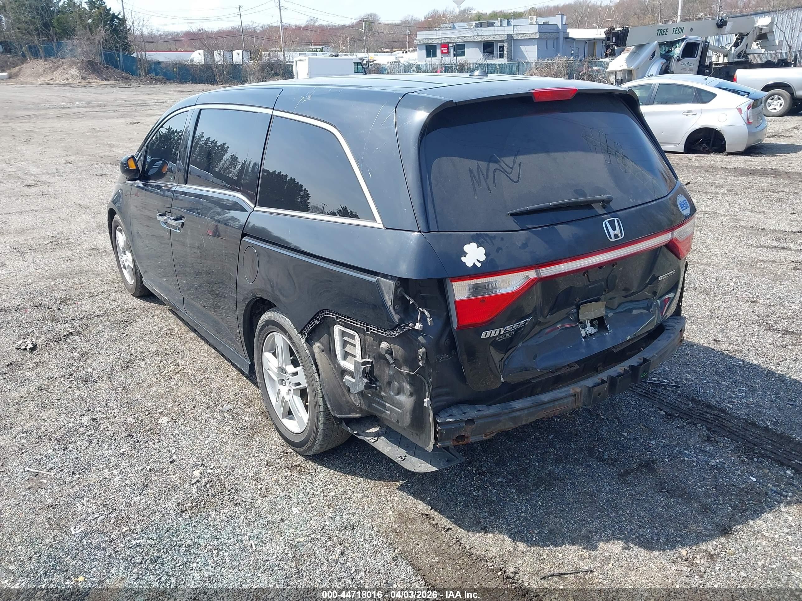2012 Honda Odyssey Touring/touring Elite Black vin: 5FNRL5H93CB008663