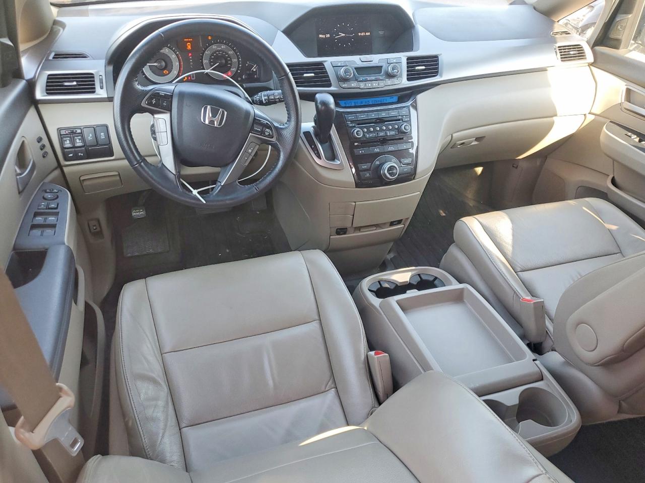 2012 Honda Odyssey Touring Burgundy vin: 5FNRL5H93CB139740