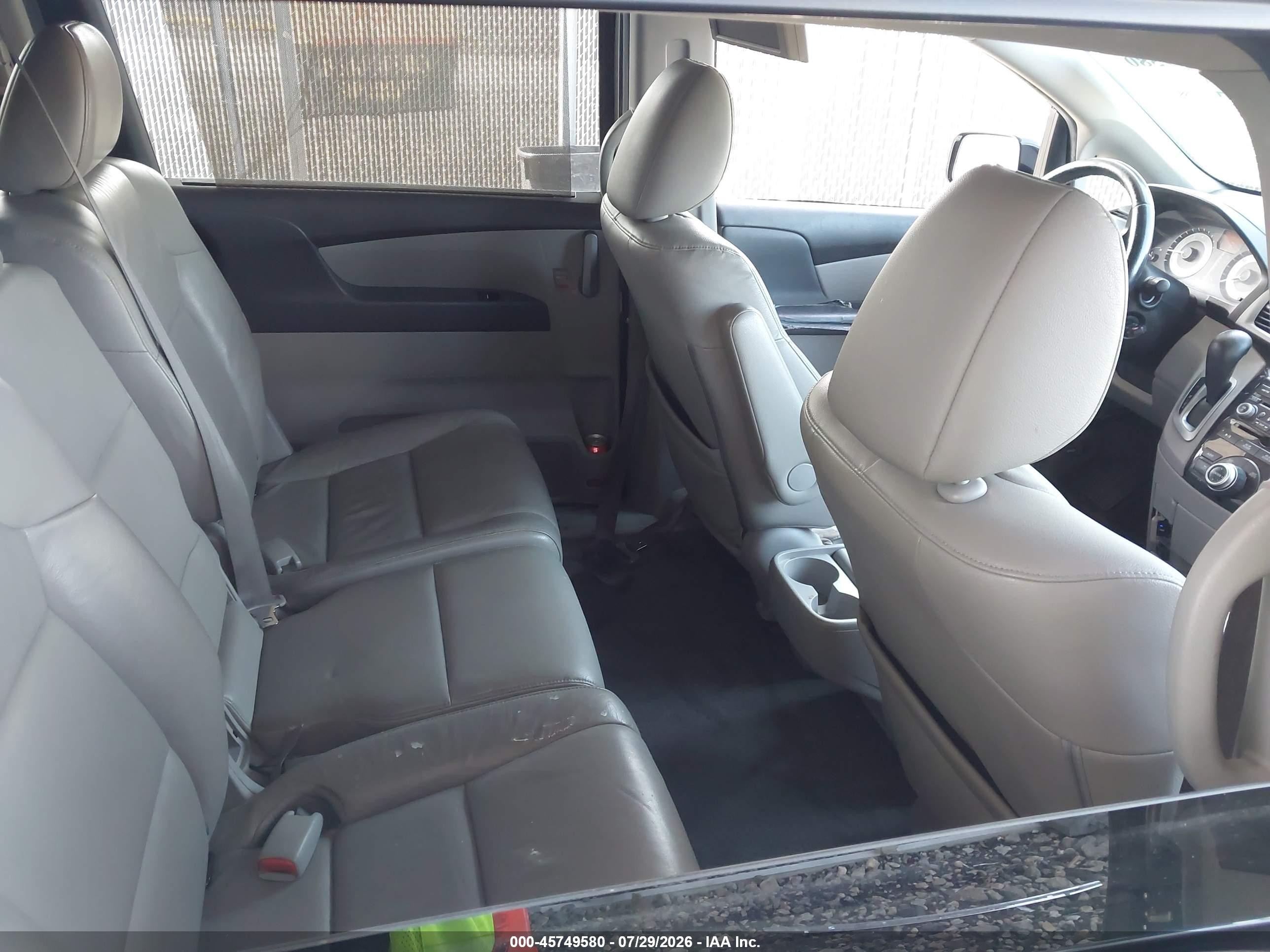 2013 Honda Odyssey Touring/touring Elite Blue vin: 5FNRL5H93DB006025