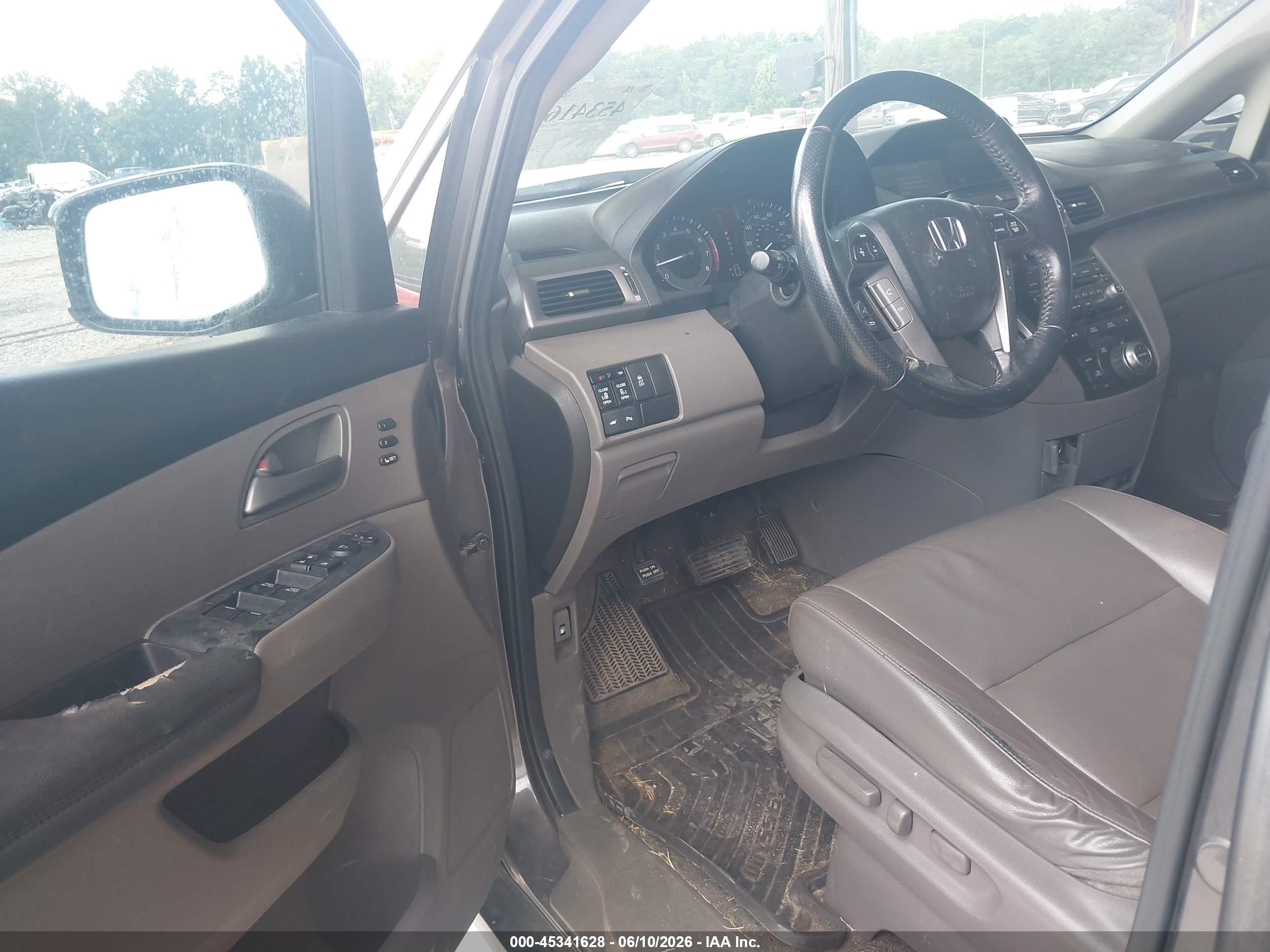 2013 Honda Odyssey Touring/touring Elite Серый vin: 5FNRL5H93DB050218