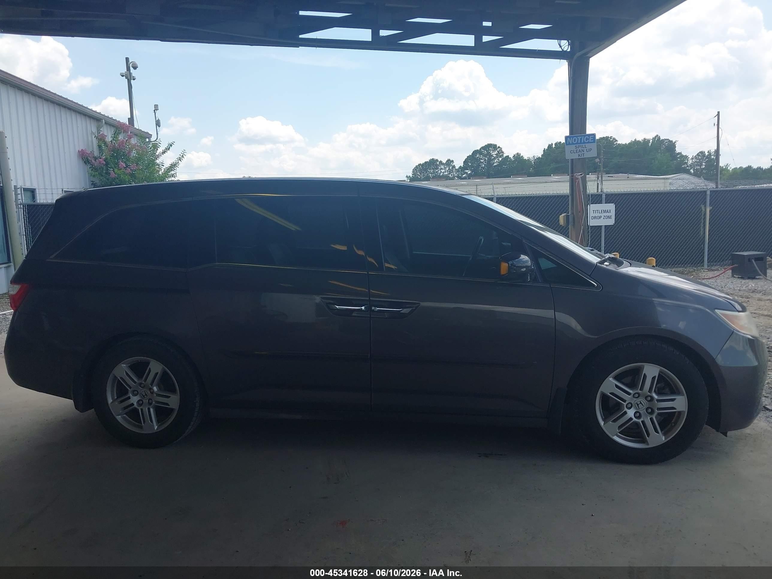 2013 Honda Odyssey Touring/touring Elite Серый vin: 5FNRL5H93DB050218