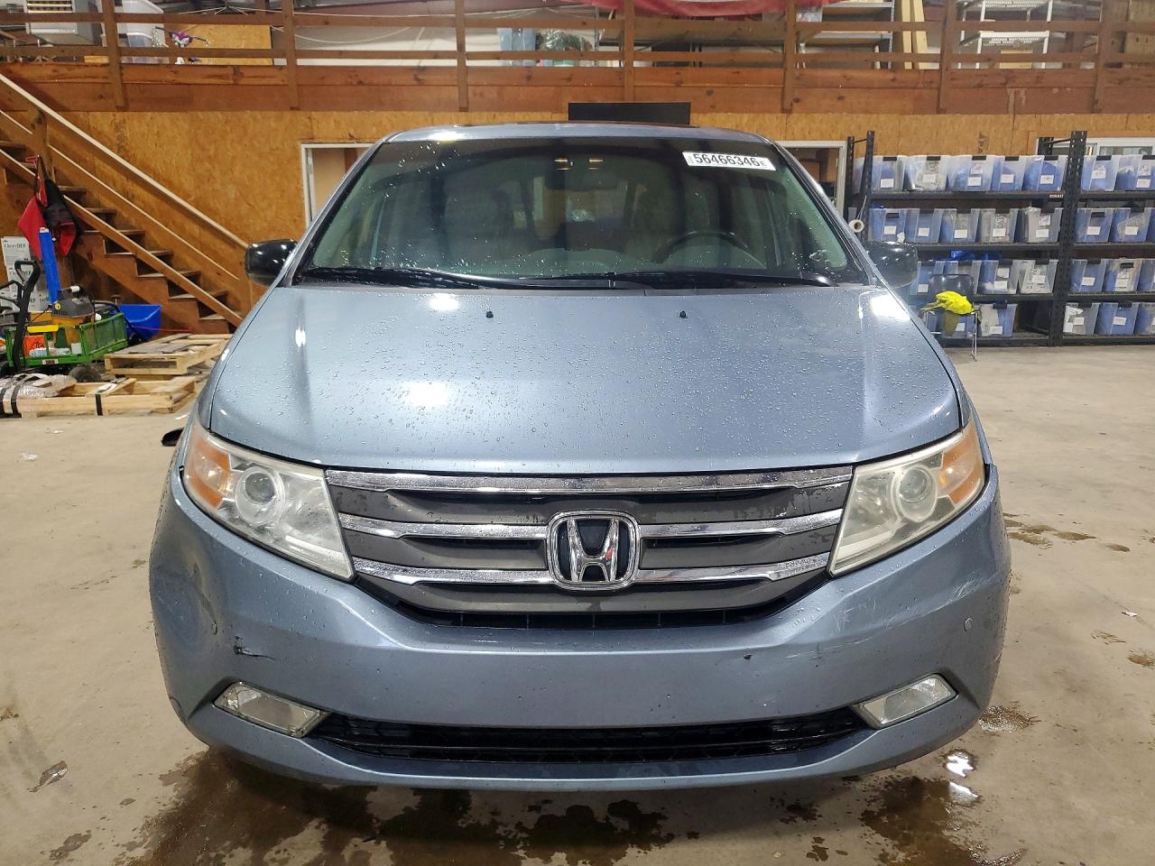 2013 Honda Odyssey Touring Blue vin: 5FNRL5H93DB052129