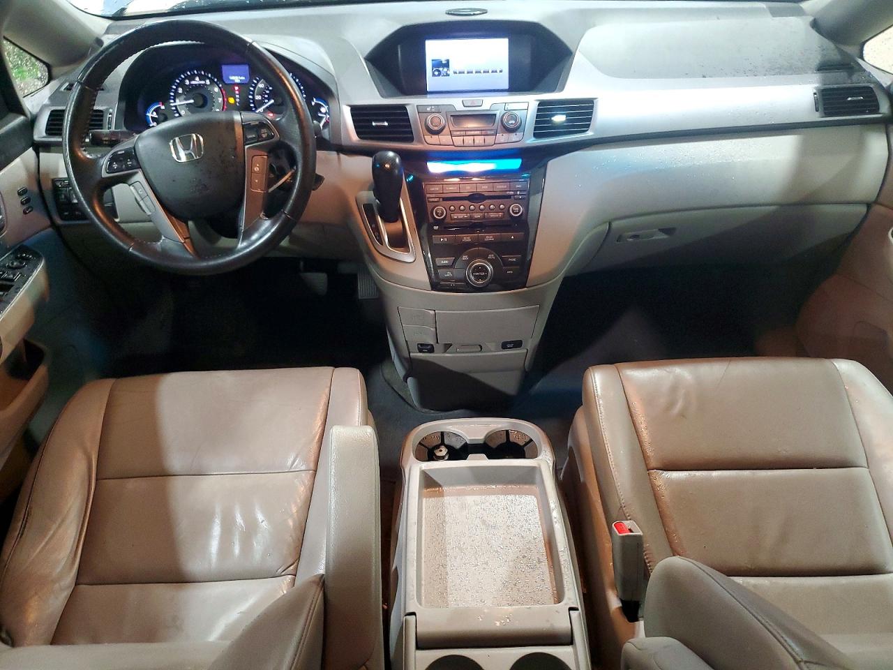 2013 Honda Odyssey Touring Blue vin: 5FNRL5H93DB052129