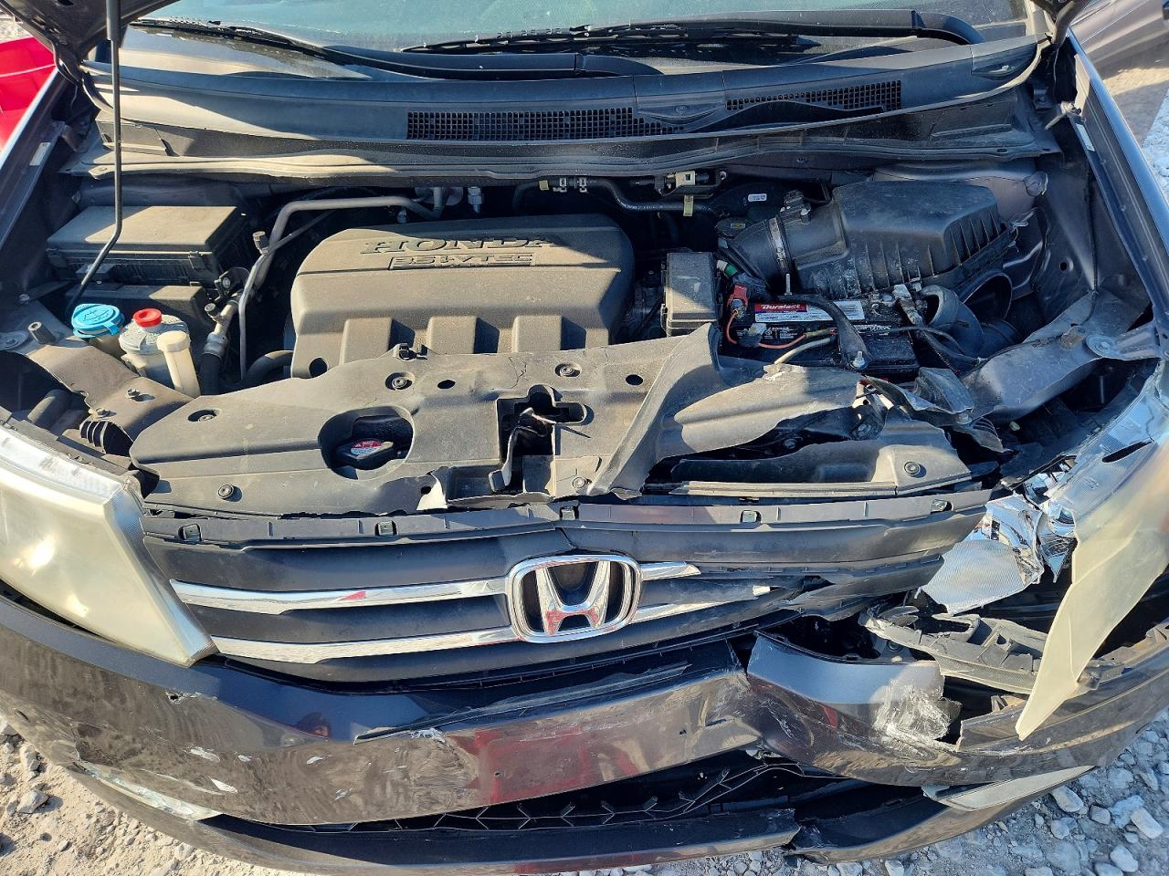 2013 Honda Odyssey Touring Gray vin: 5FNRL5H93DB079606