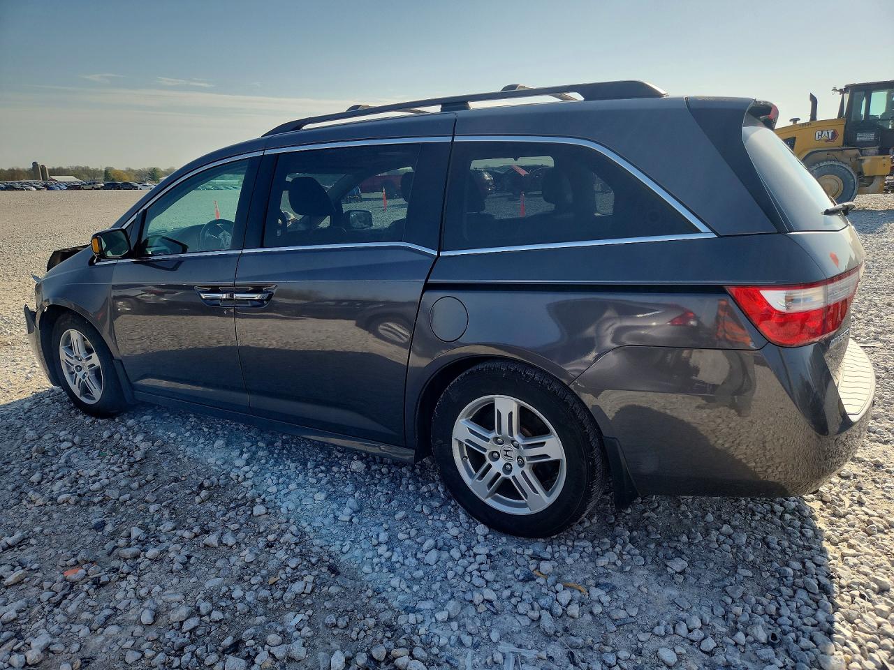 2013 Honda Odyssey Touring Gray vin: 5FNRL5H93DB079606