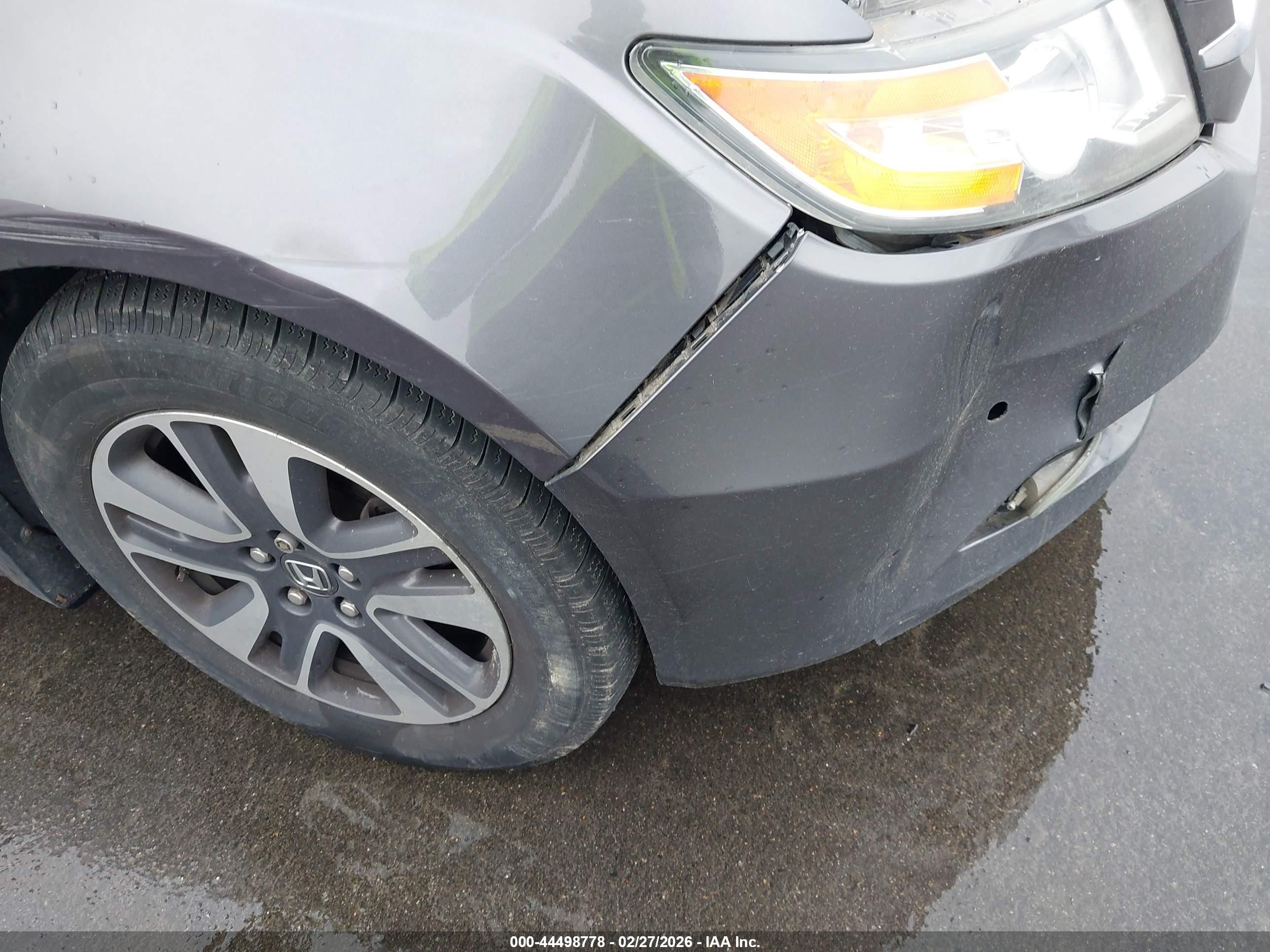 2014 Honda Odyssey Touring/touring Elite Gray vin: 5FNRL5H93EB001117