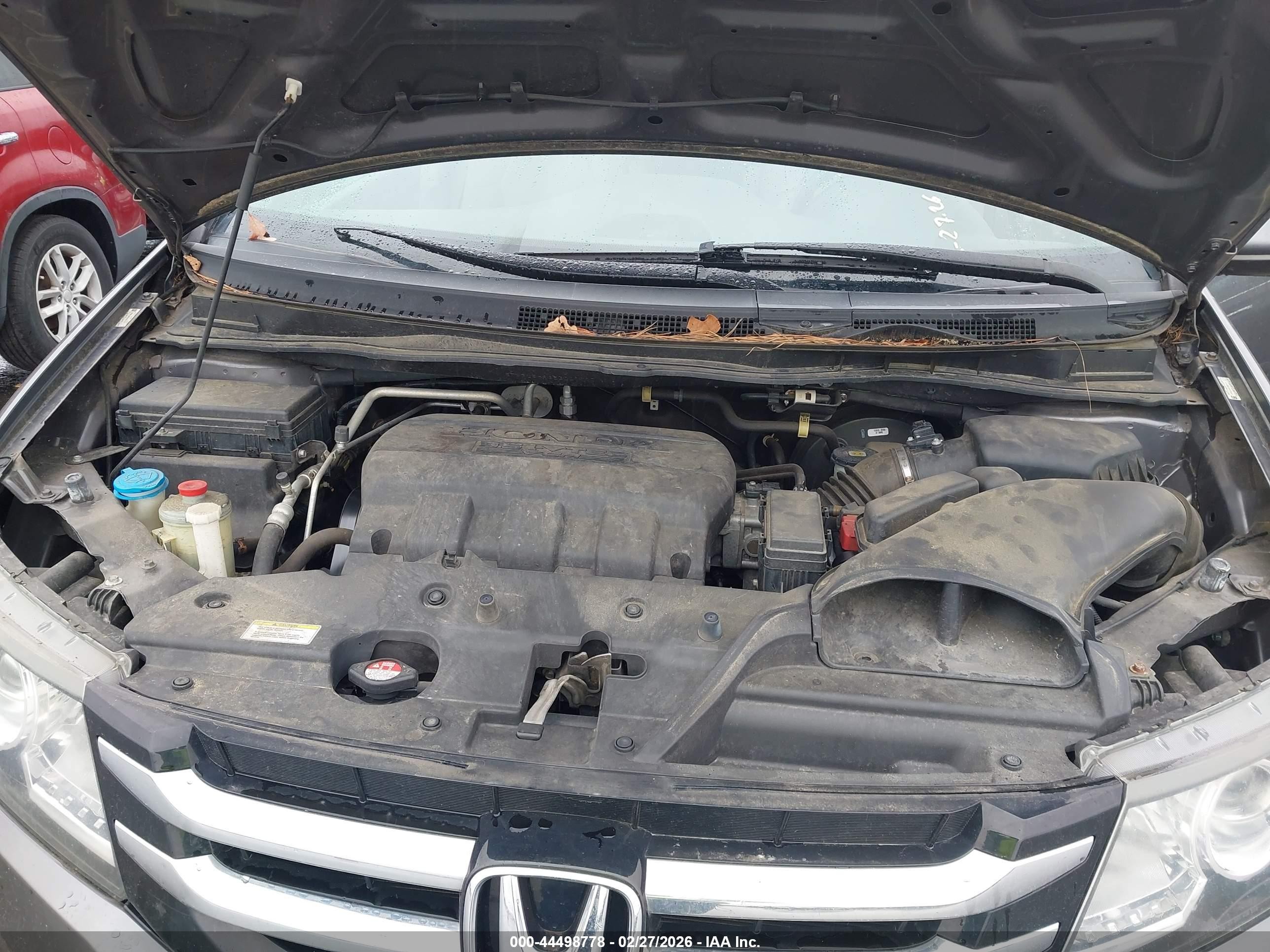 2014 Honda Odyssey Touring/touring Elite Gray vin: 5FNRL5H93EB001117