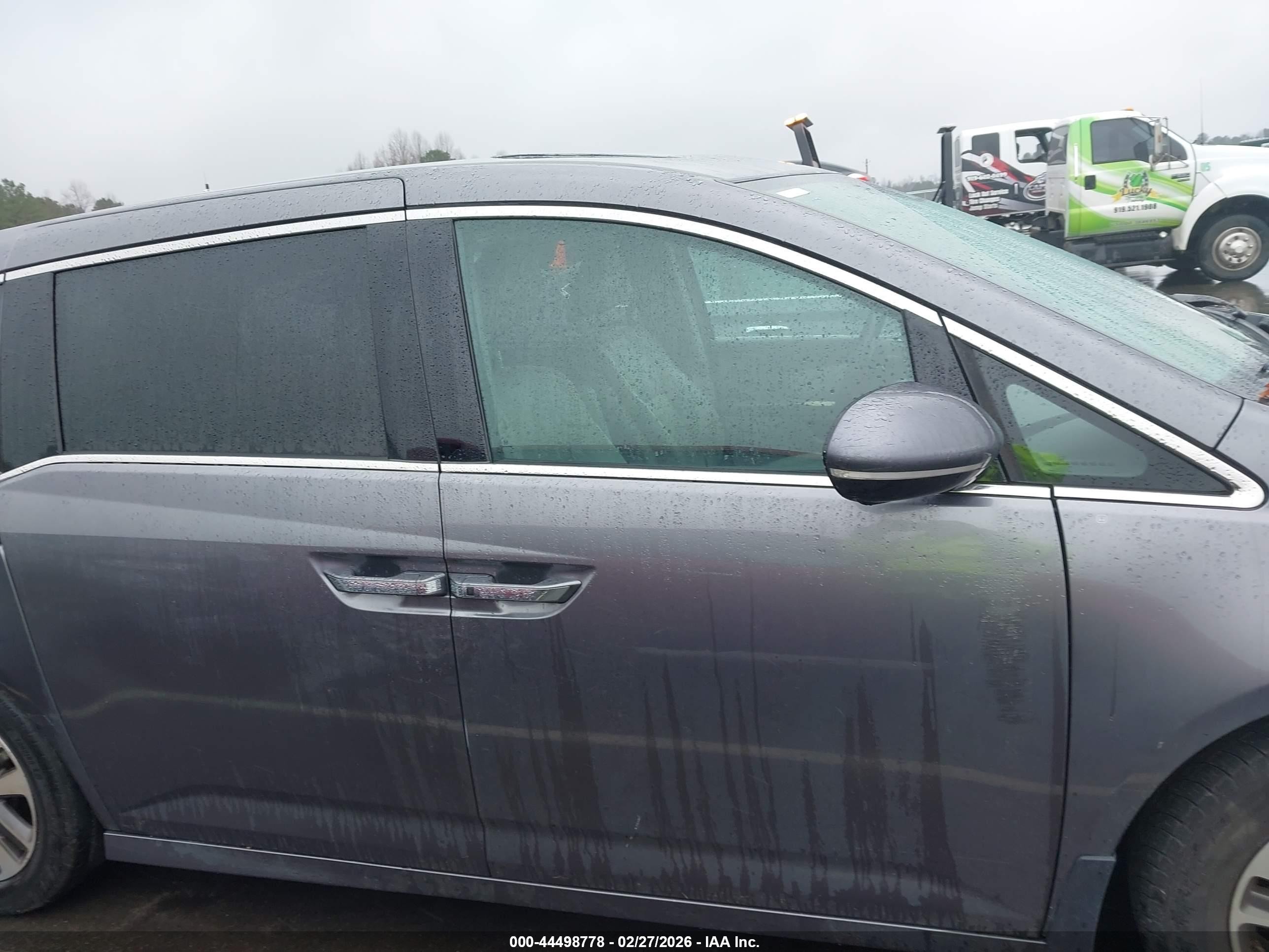 2014 Honda Odyssey Touring/touring Elite Gray vin: 5FNRL5H93EB001117