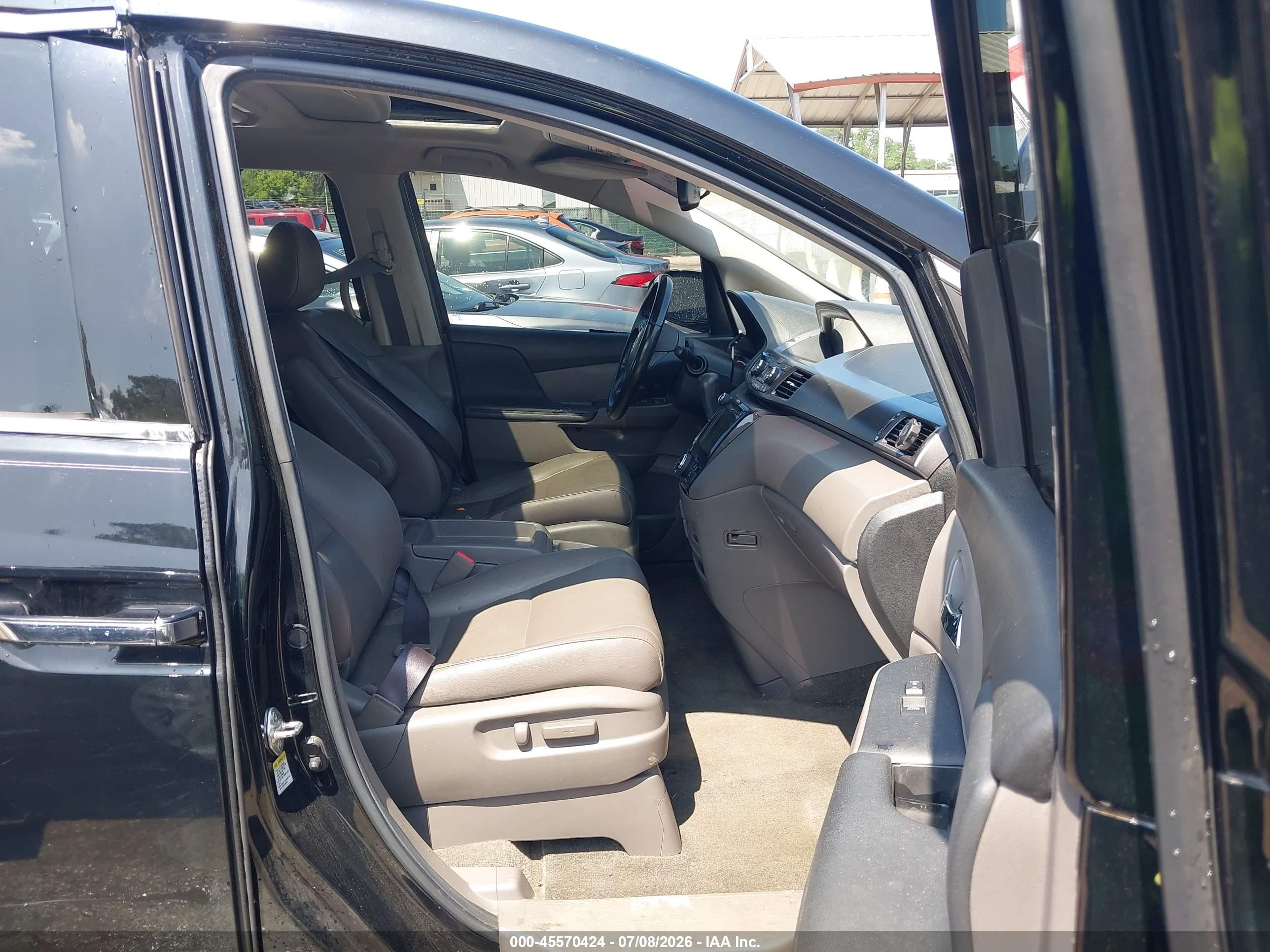 2014 Honda Odyssey Touring/touring Elite Black vin: 5FNRL5H93EB001831