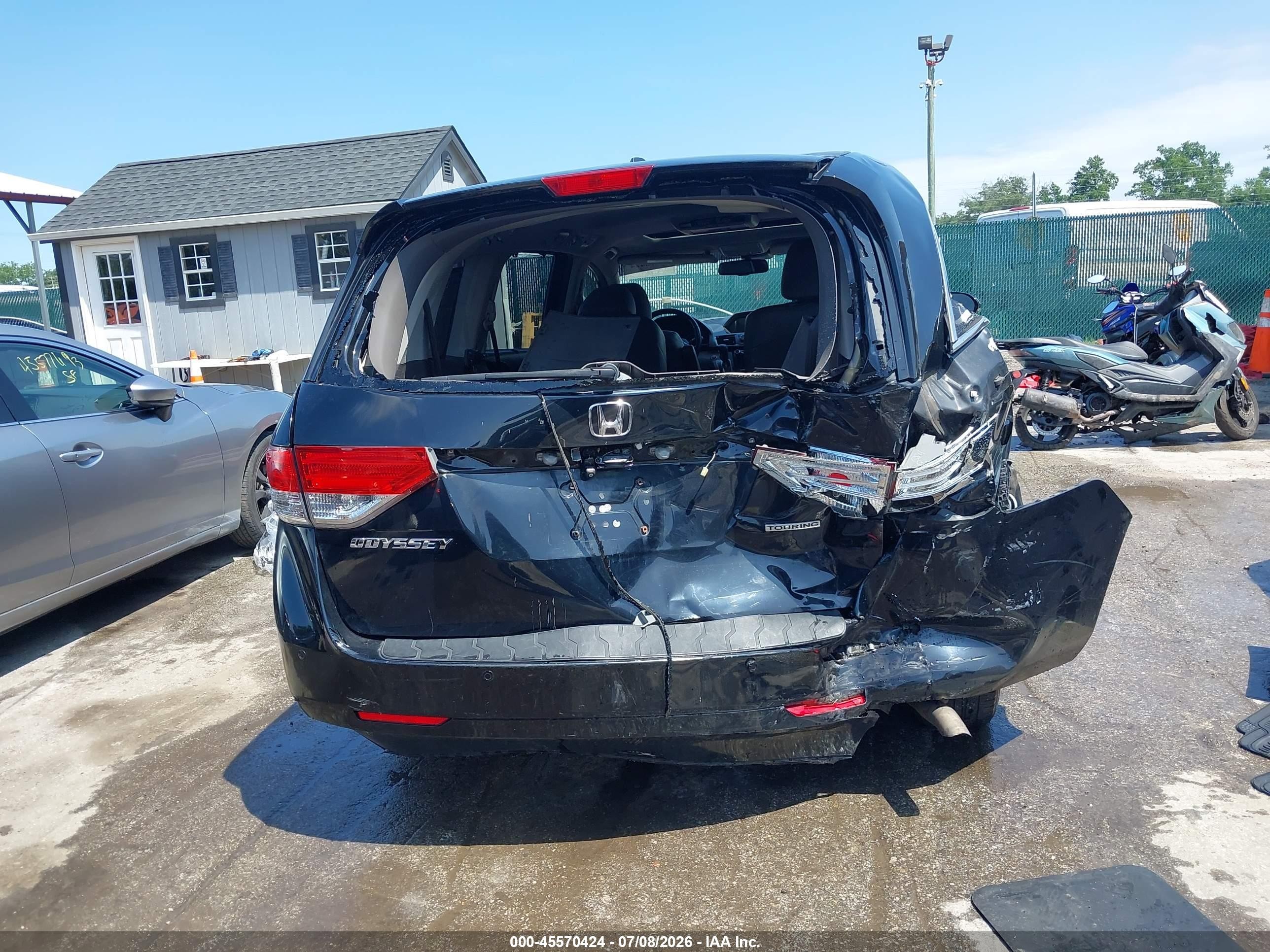 2014 Honda Odyssey Touring/touring Elite Black vin: 5FNRL5H93EB001831