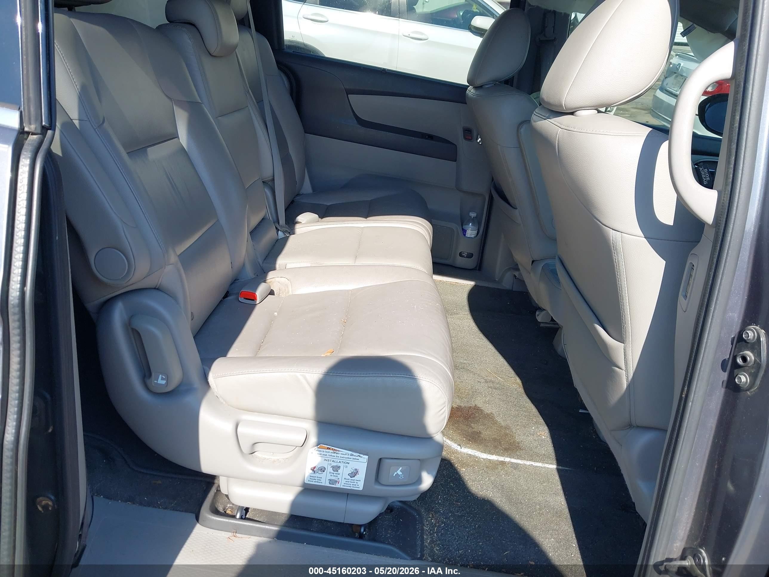 2014 Honda Odyssey Touring/touring Elite Gray vin: 5FNRL5H93EB009895