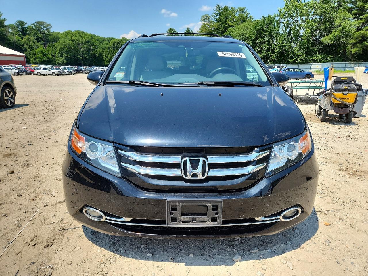 2014 Honda Odyssey Touring Black vin: 5FNRL5H93EB028656