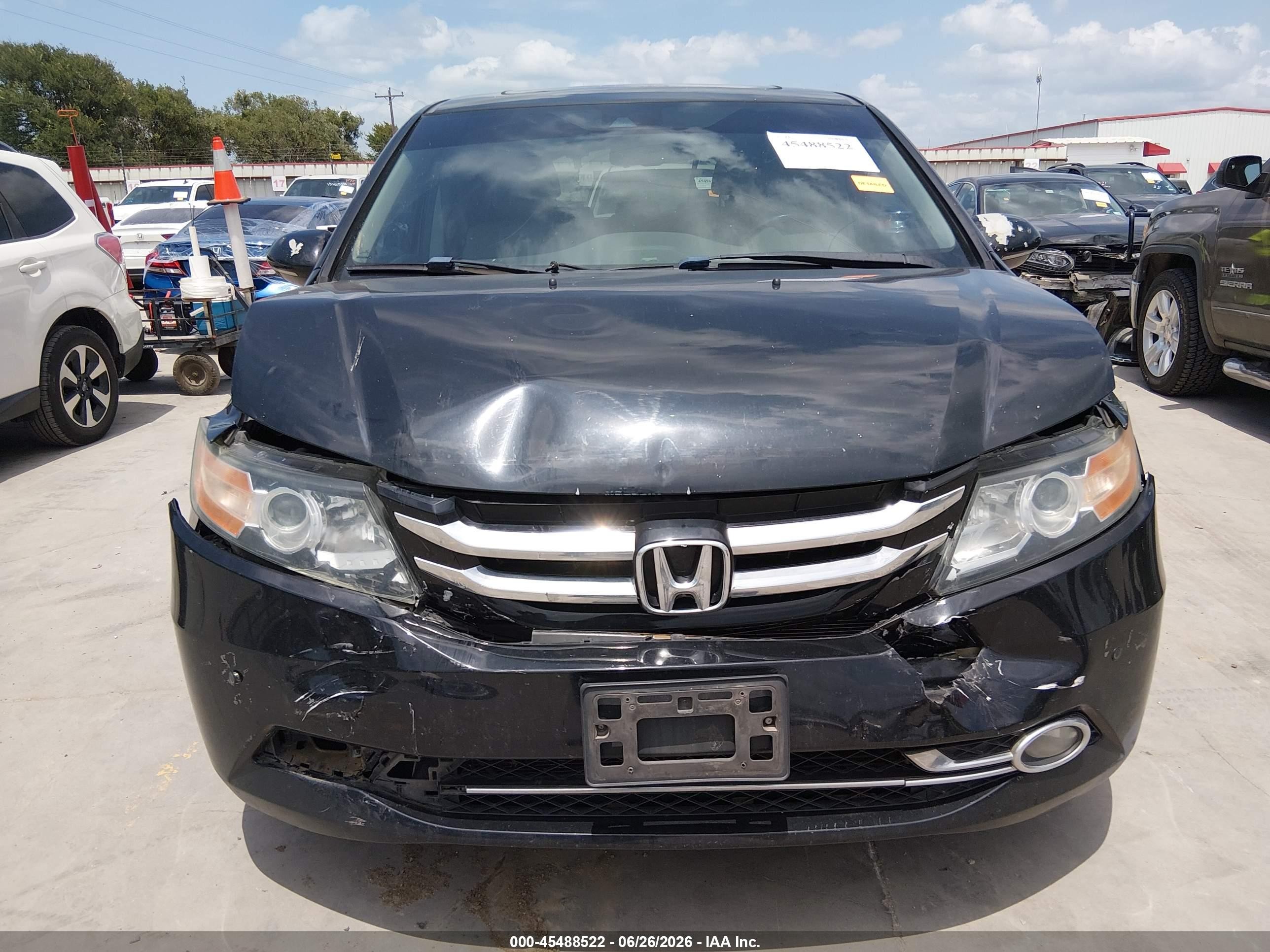 2014 Honda Odyssey Touring/touring Elite Black vin: 5FNRL5H93EB094382