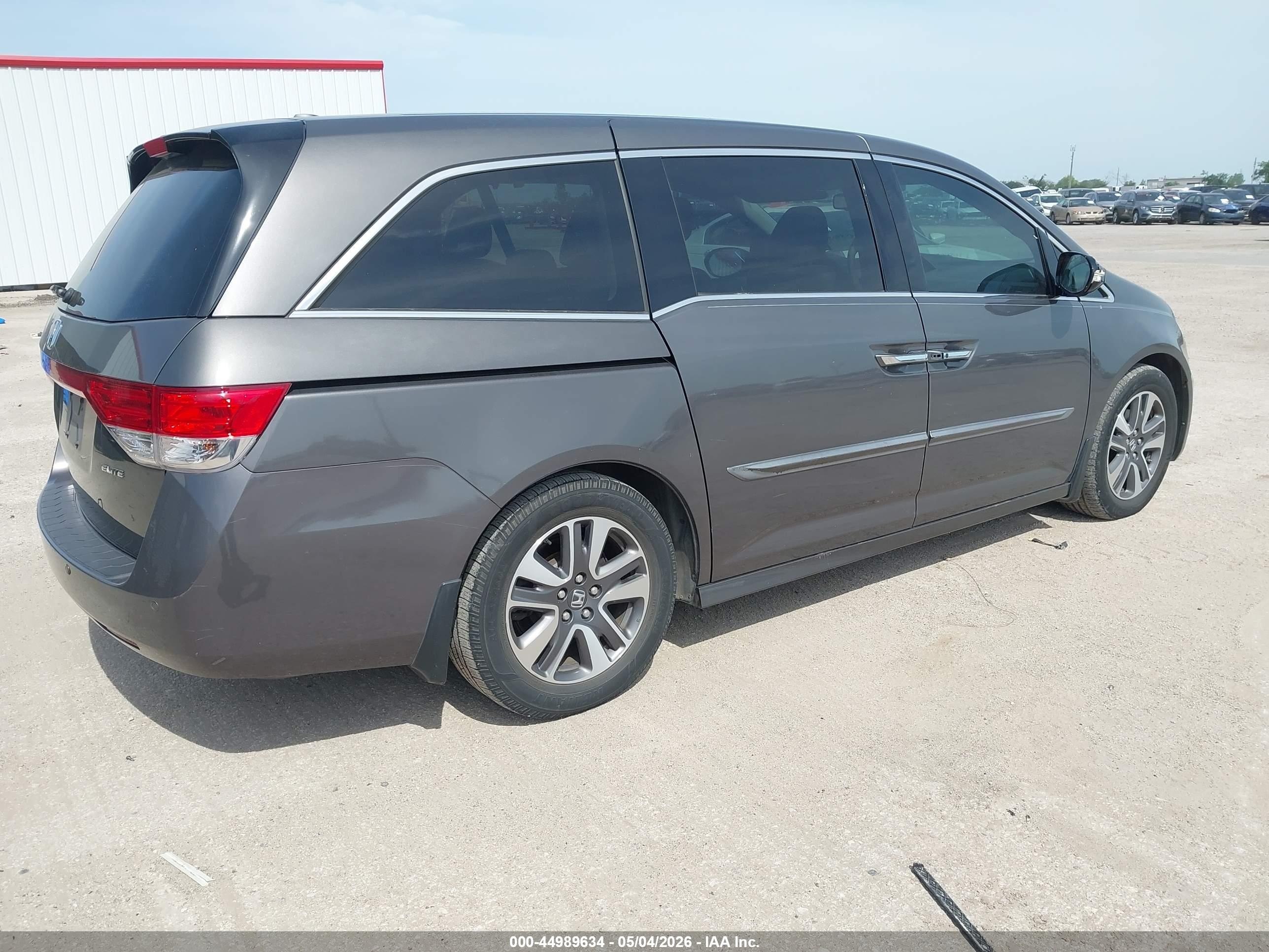 2014 Honda Odyssey Touring/touring Elite Gray vin: 5FNRL5H93EB111679