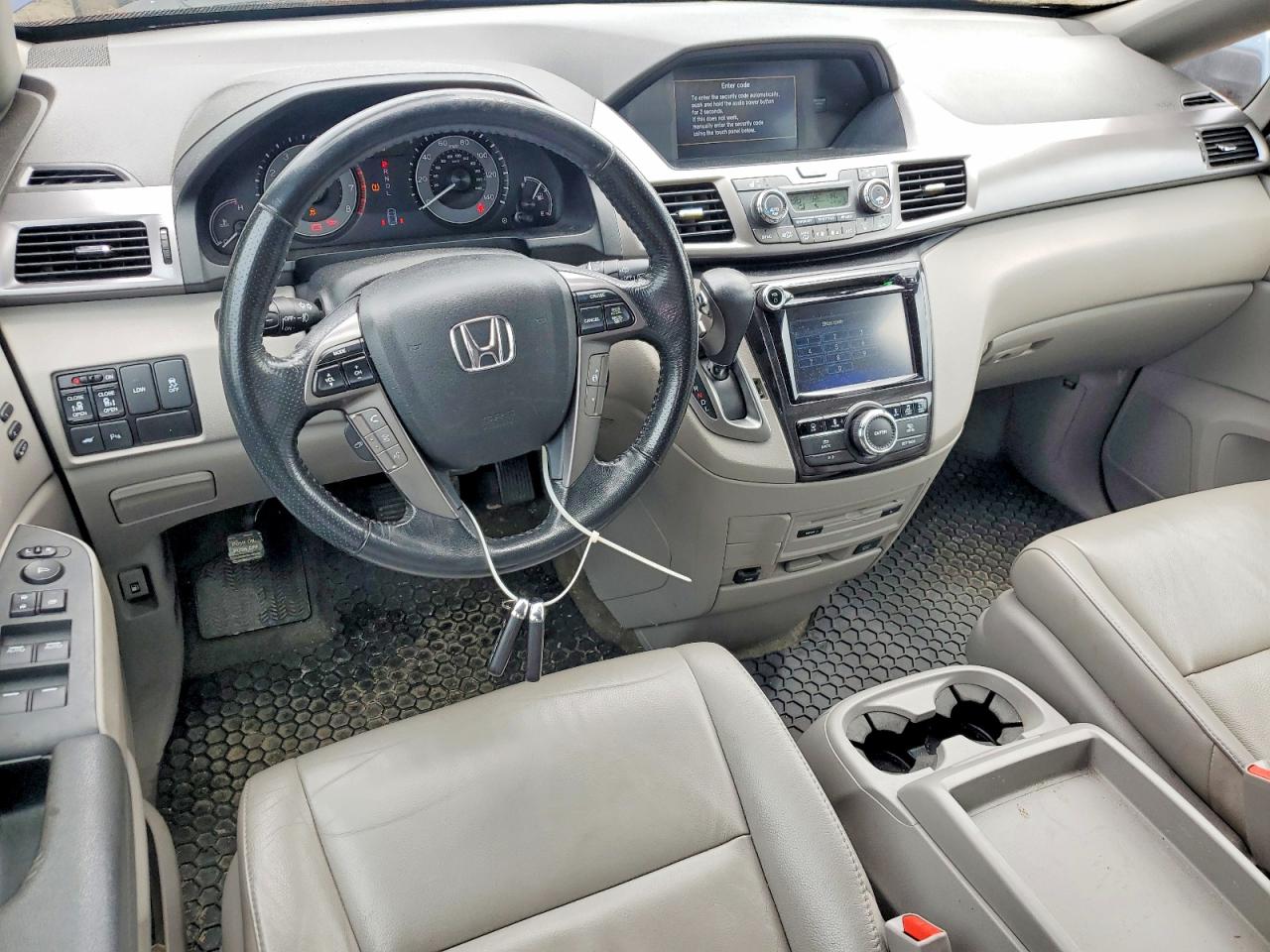2014 Honda Odyssey Touring Blue vin: 5FNRL5H93EB131219