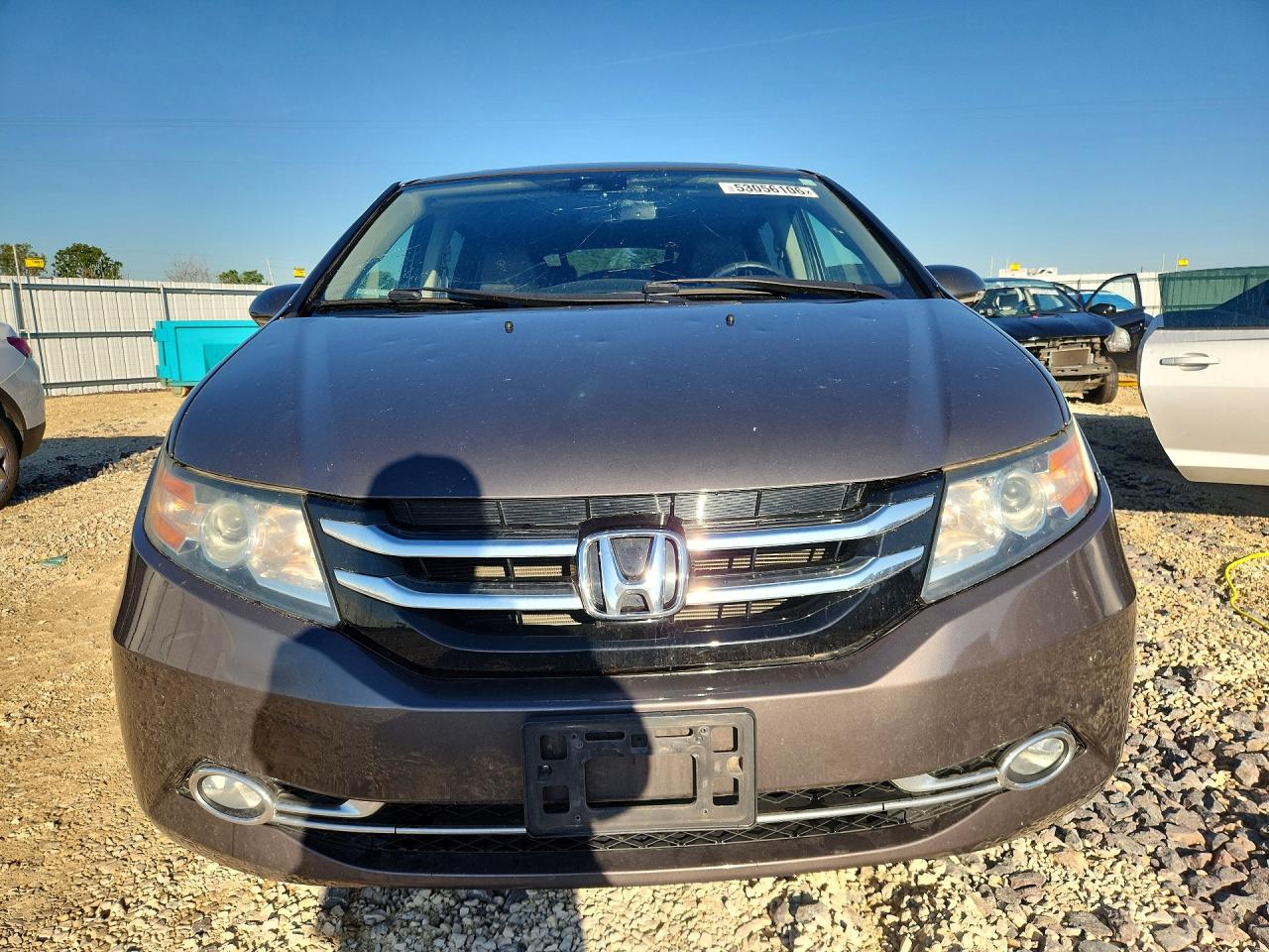 2015 Honda Odyssey Touring Серый vin: 5FNRL5H93FB069953