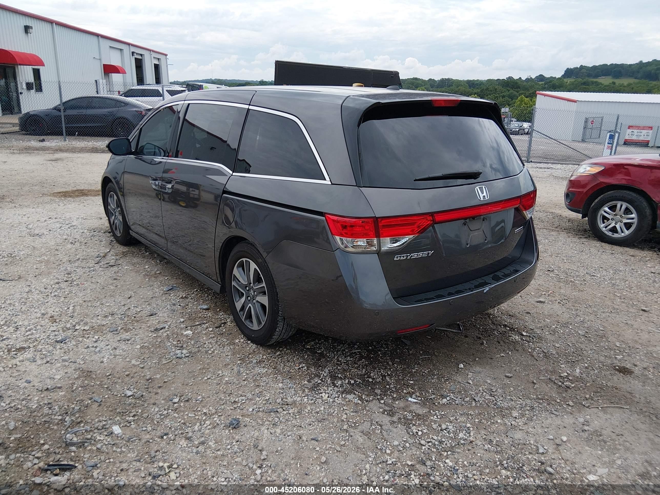 2016 Honda Odyssey Touring/touring Elite Gray vin: 5FNRL5H93GB054354