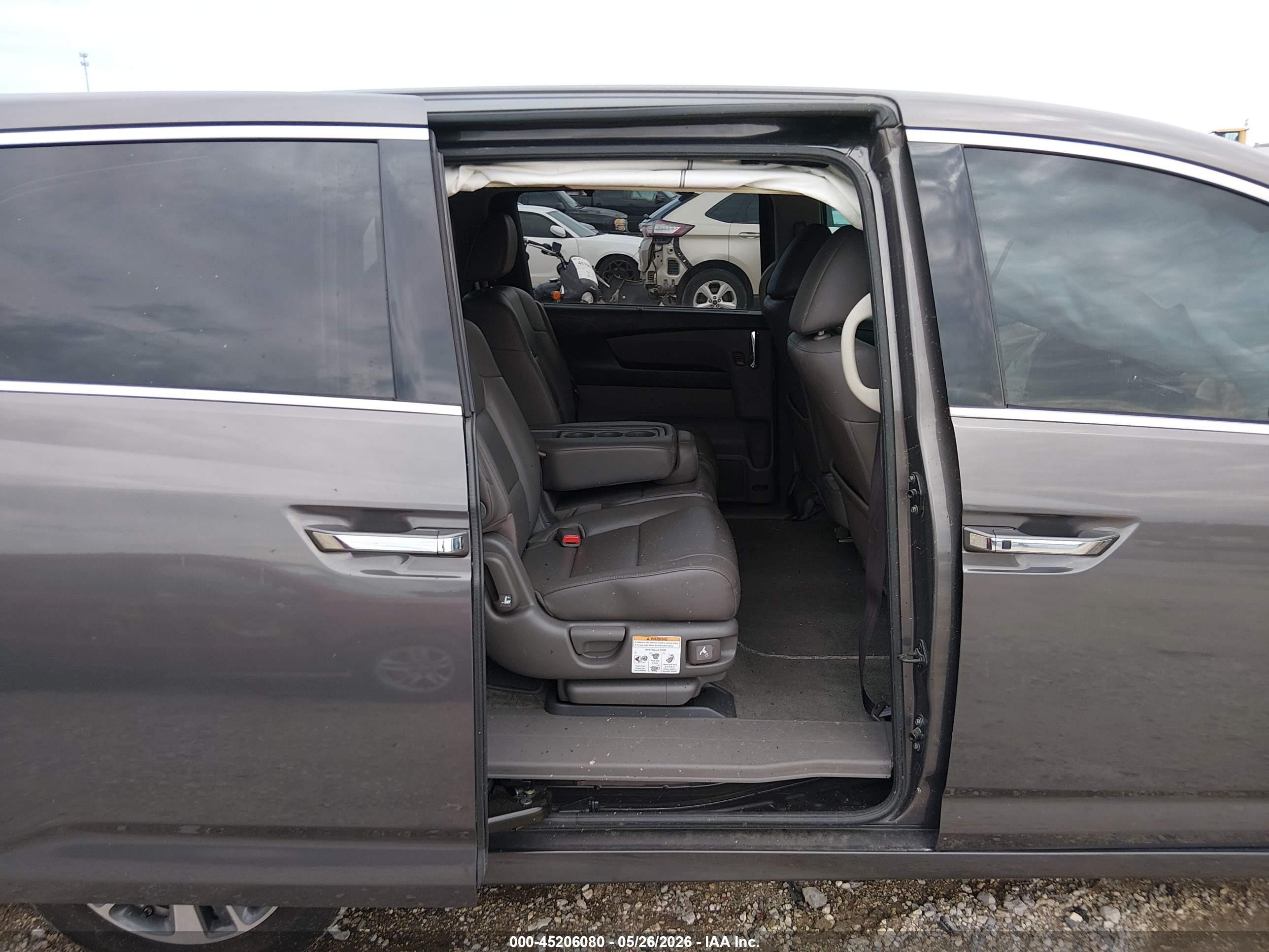 2016 Honda Odyssey Touring/touring Elite Gray vin: 5FNRL5H93GB054354