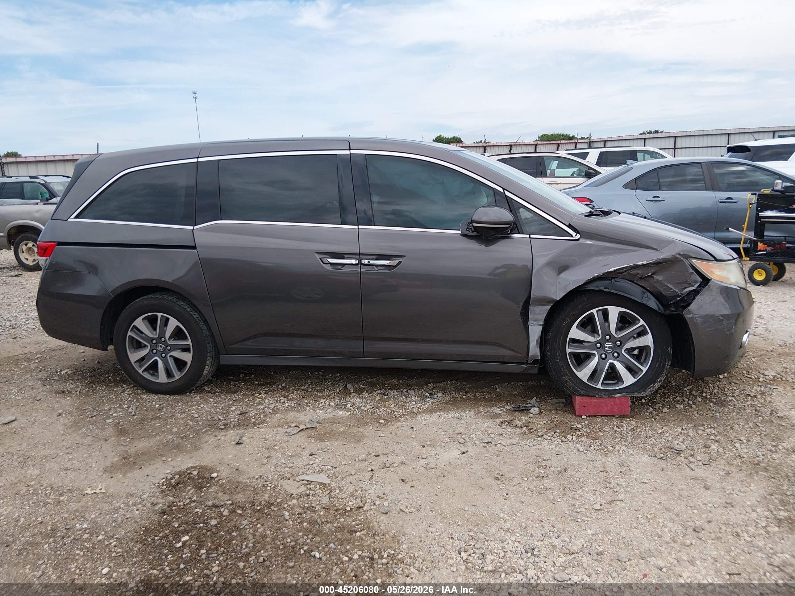 2016 Honda Odyssey Touring/touring Elite Gray vin: 5FNRL5H93GB054354