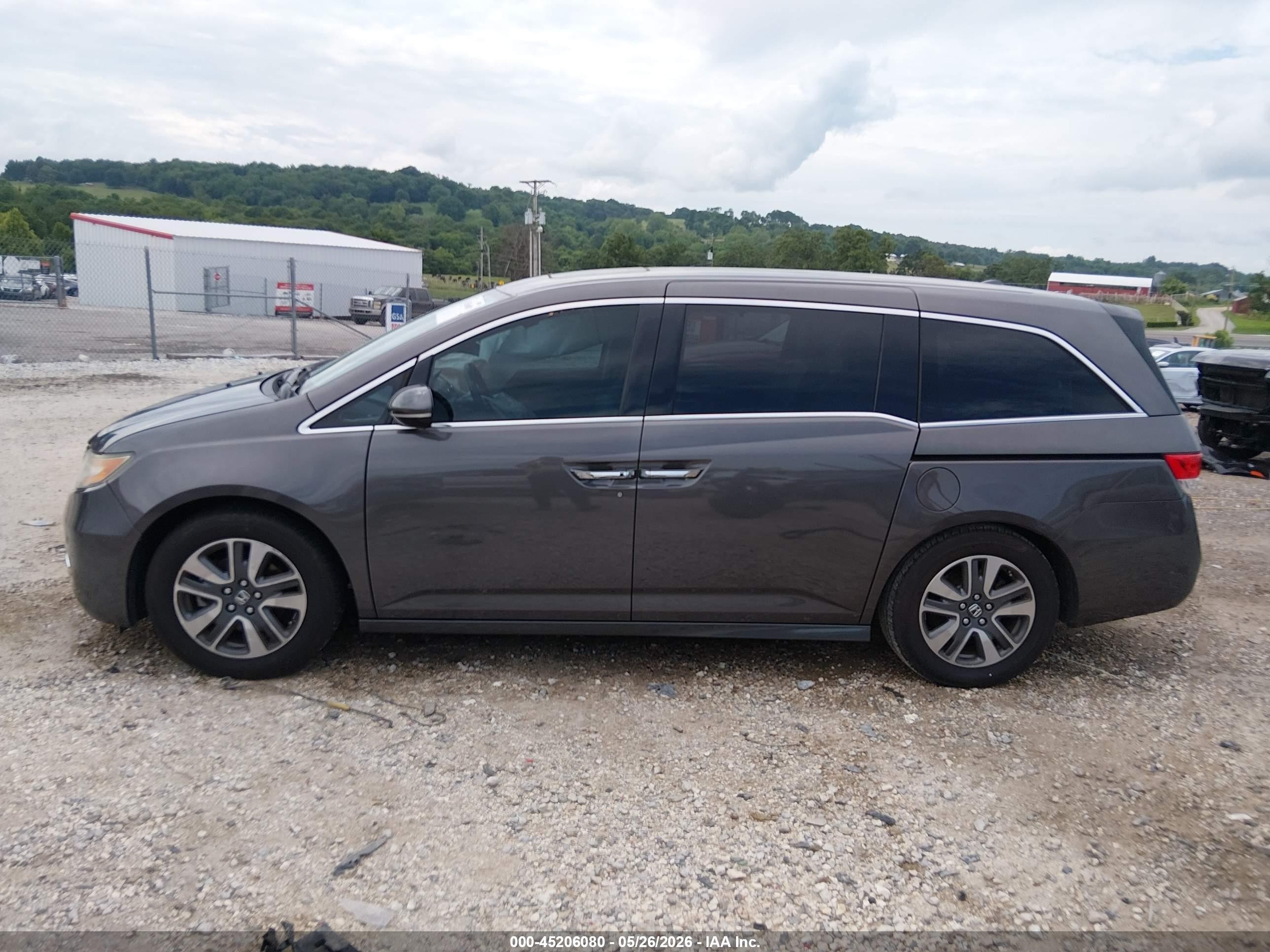 2016 Honda Odyssey Touring/touring Elite Gray vin: 5FNRL5H93GB054354