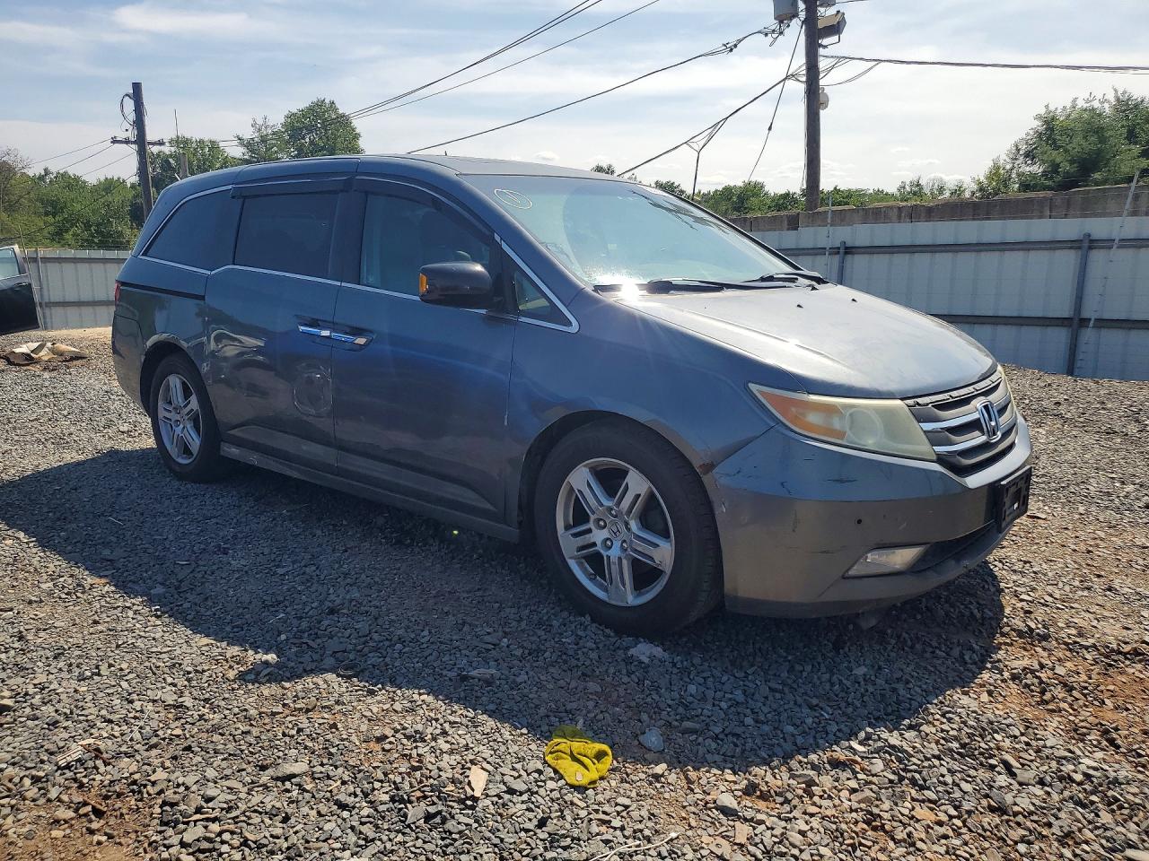 2011 Honda Odyssey Touring Серый vin: 5FNRL5H94BB025387