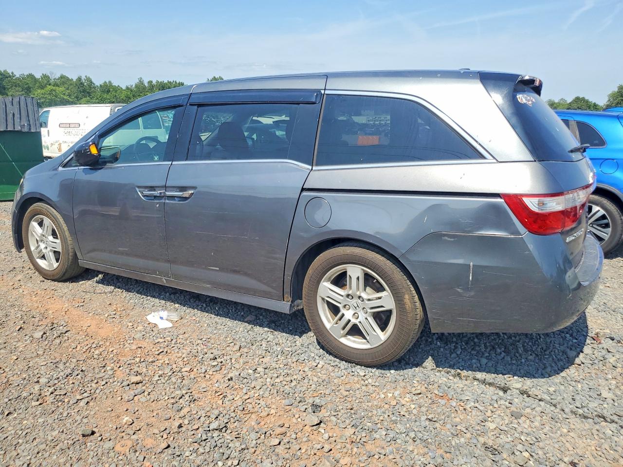 2011 Honda Odyssey Touring Серый vin: 5FNRL5H94BB025387